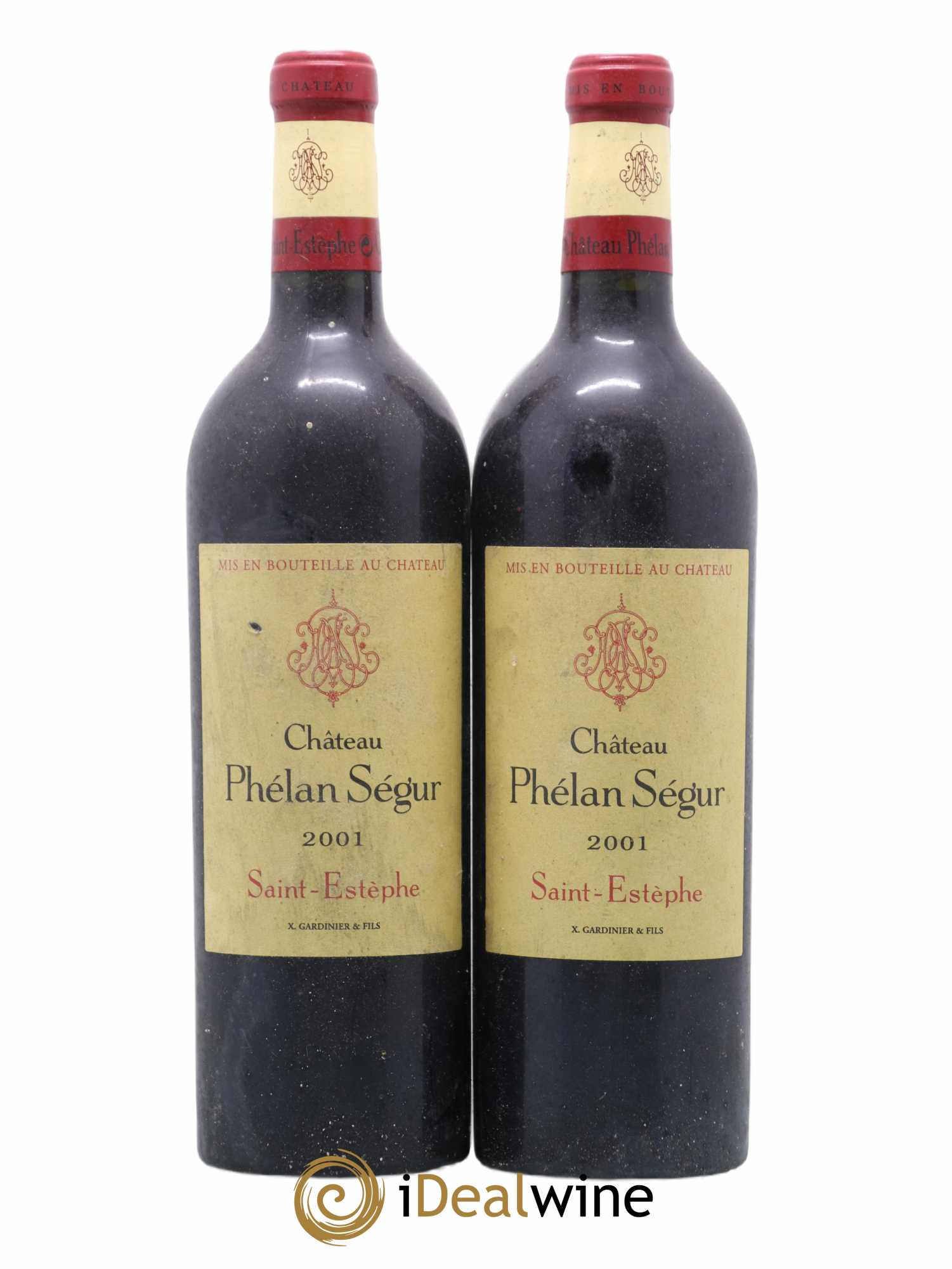 Château Phélan Ségur 2001 - Lot de 2 bouteilles - 0