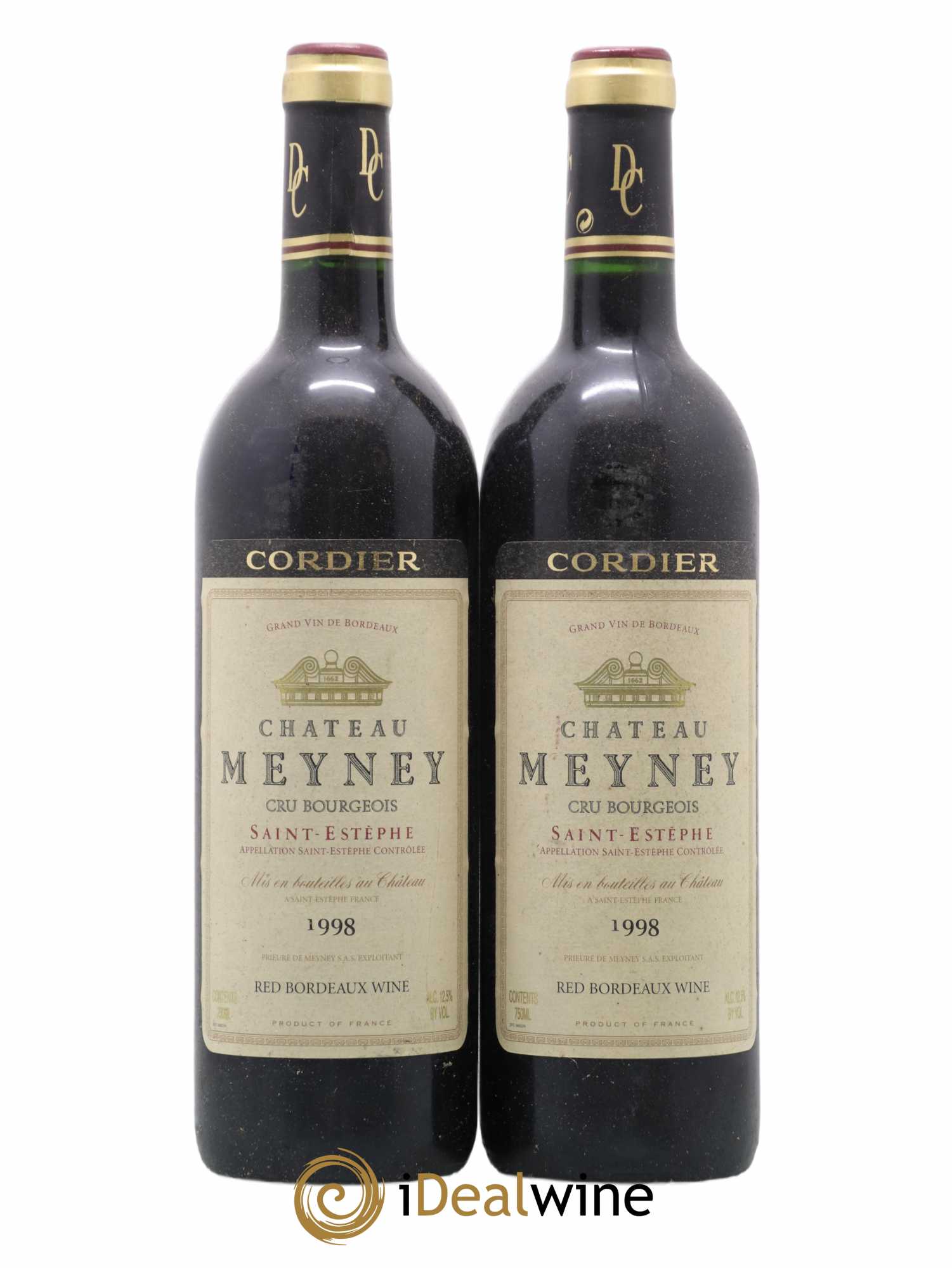 Château Meyney 1998 - Lot de 2 bouteilles - 0
