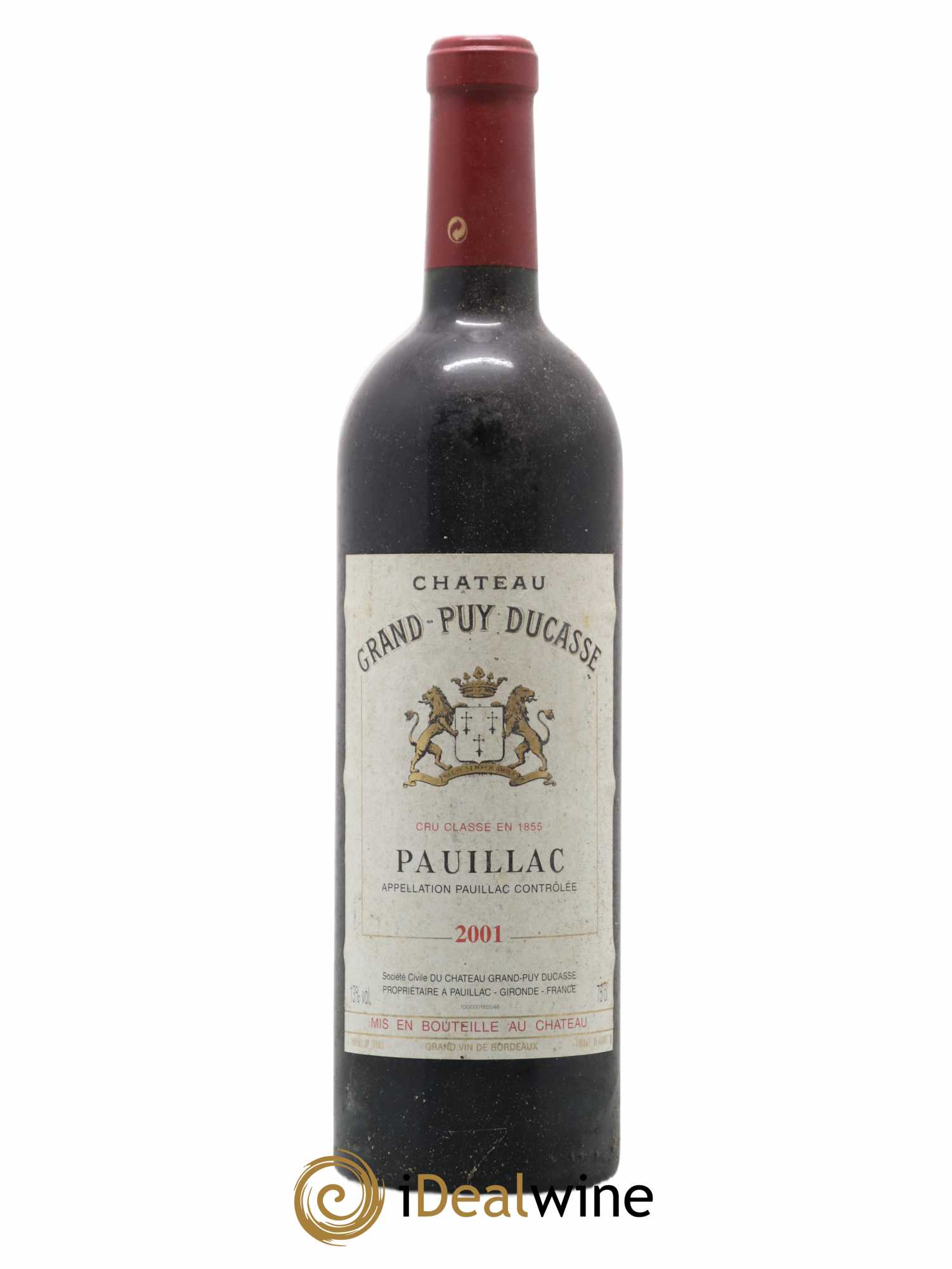 Château Grand Puy Ducasse 5ème Grand Cru Classé 2001 - Lot de 1 bouteille - 0