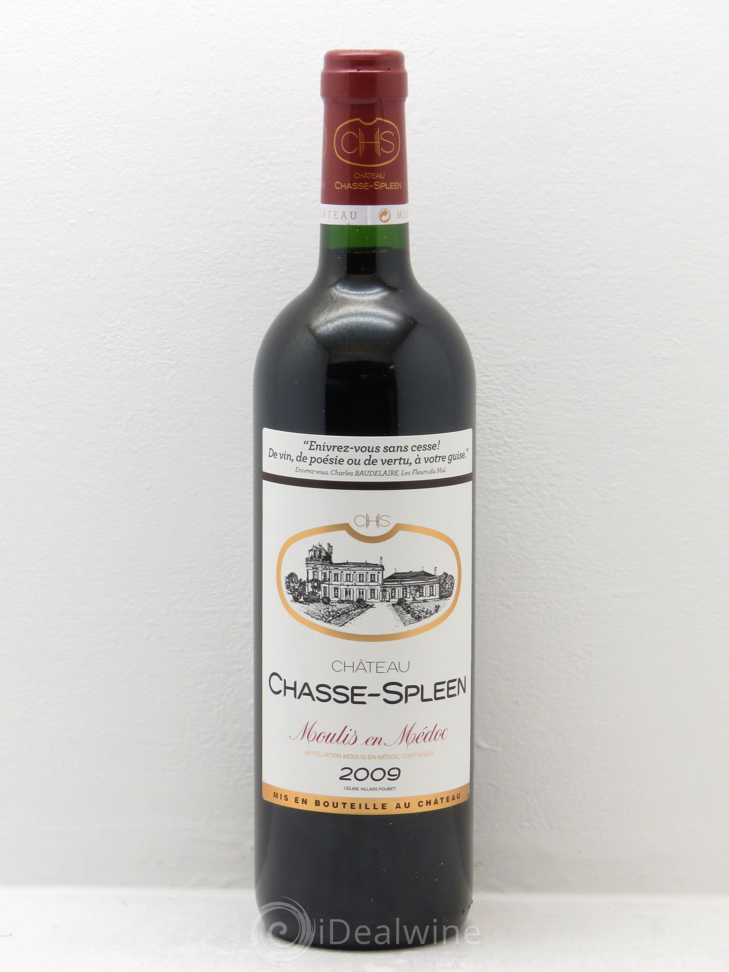 Château Chasse Spleen 2009 - Lot de 12 bouteilles - 0