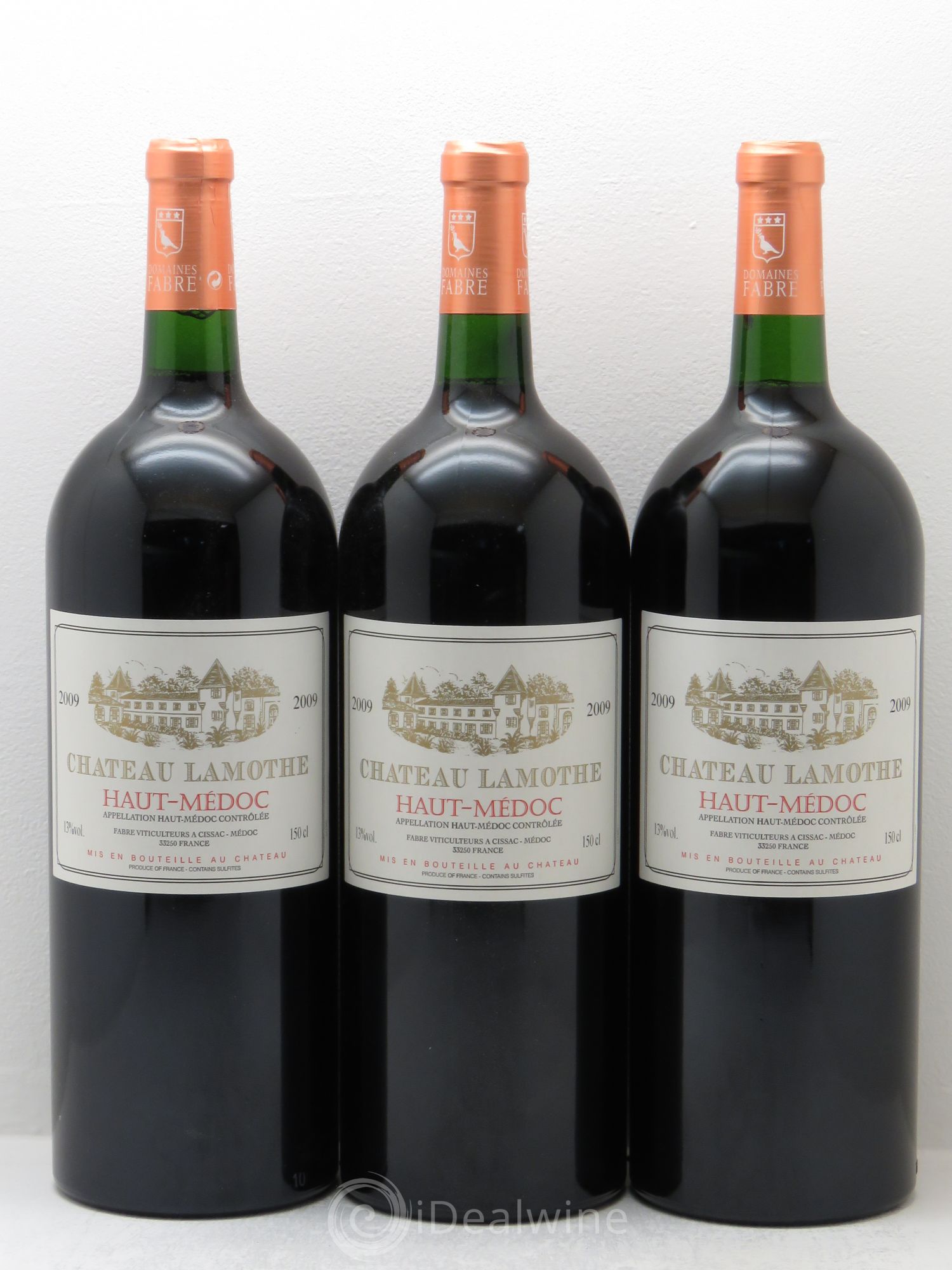 Haut Médoc Chateau Lamothe 2009 - Posten von 3 Magnum - 0