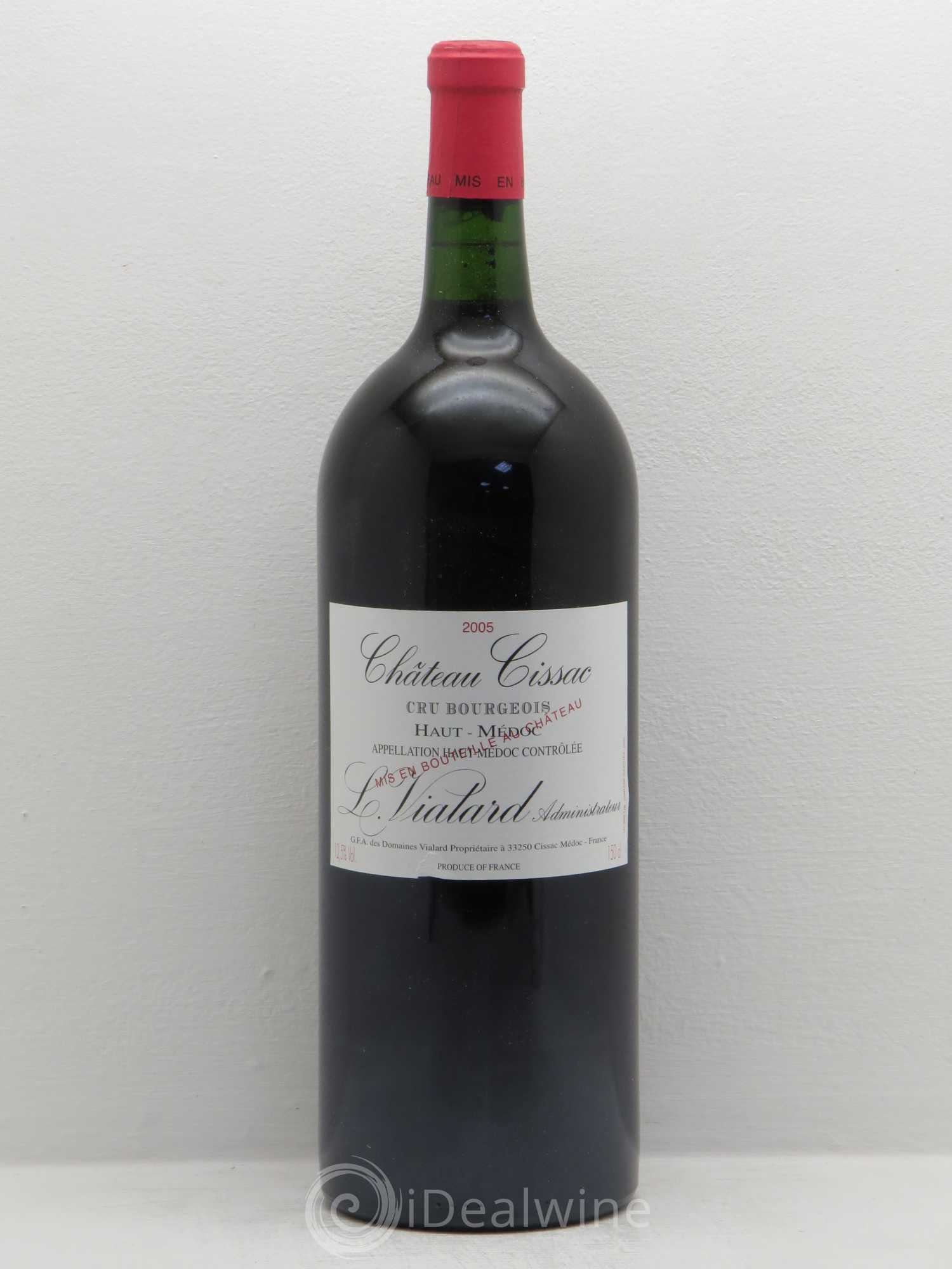 Château Cissac Cru Bourgeois 2005 - Lot de 1 magnum - 0