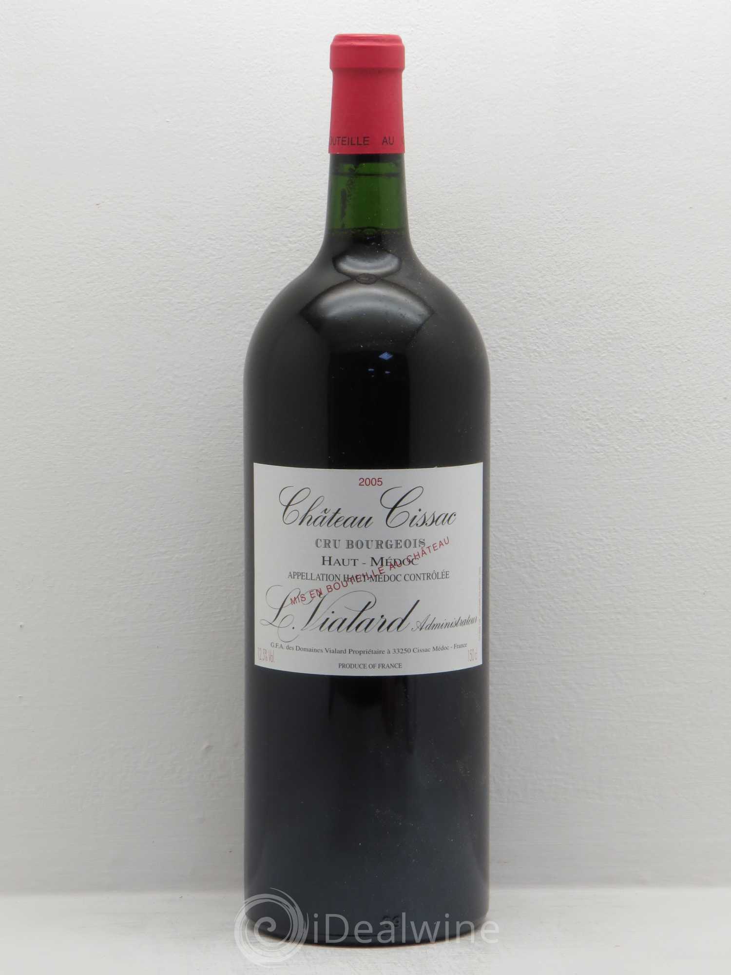 Château Cissac Cru Bourgeois 2005 - Lot de 1 magnum - 0