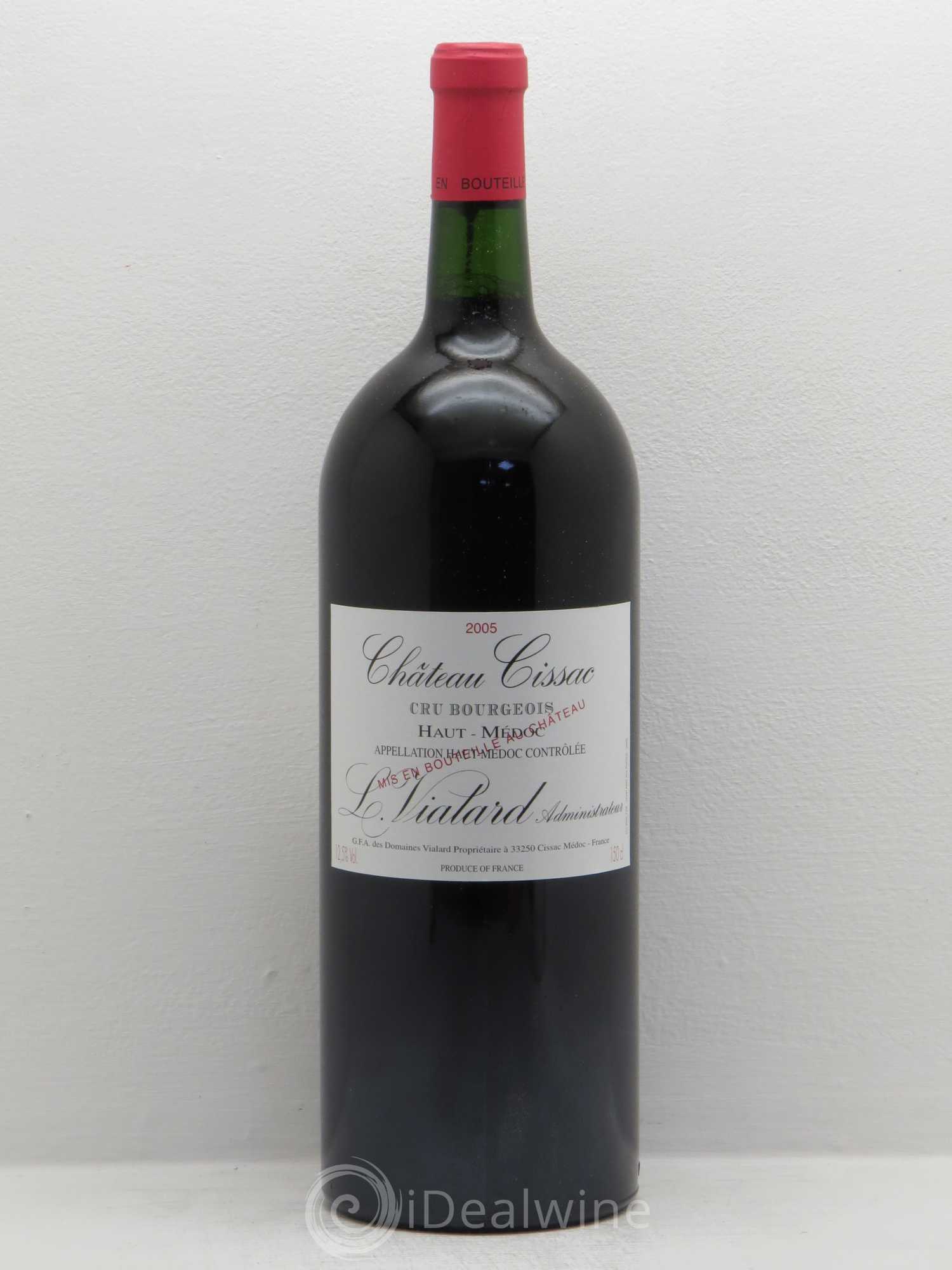 Château Cissac Cru Bourgeois 2005 - Lot de 1 magnum - 0