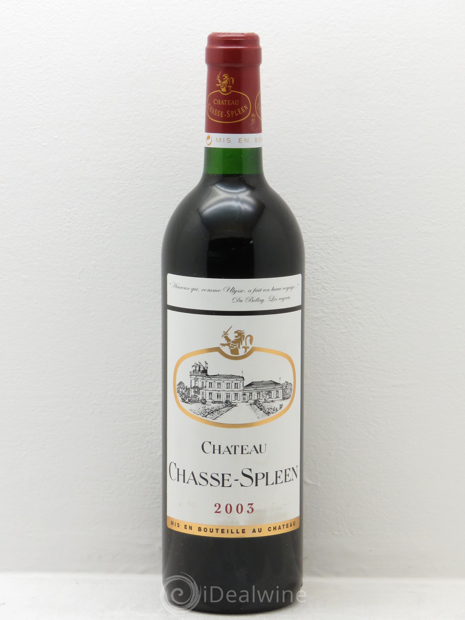 Château Chasse Spleen 2003 - Lot de 12 bouteilles - 0