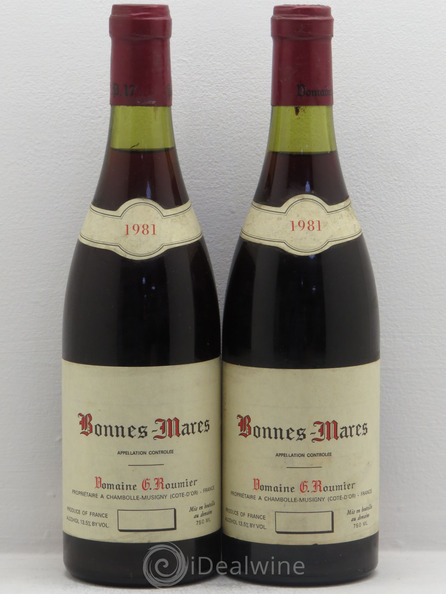 Bonnes-Mares Grand Cru Georges Roumier (Domaine) 1981 - Lot de 2 bouteilles - 0