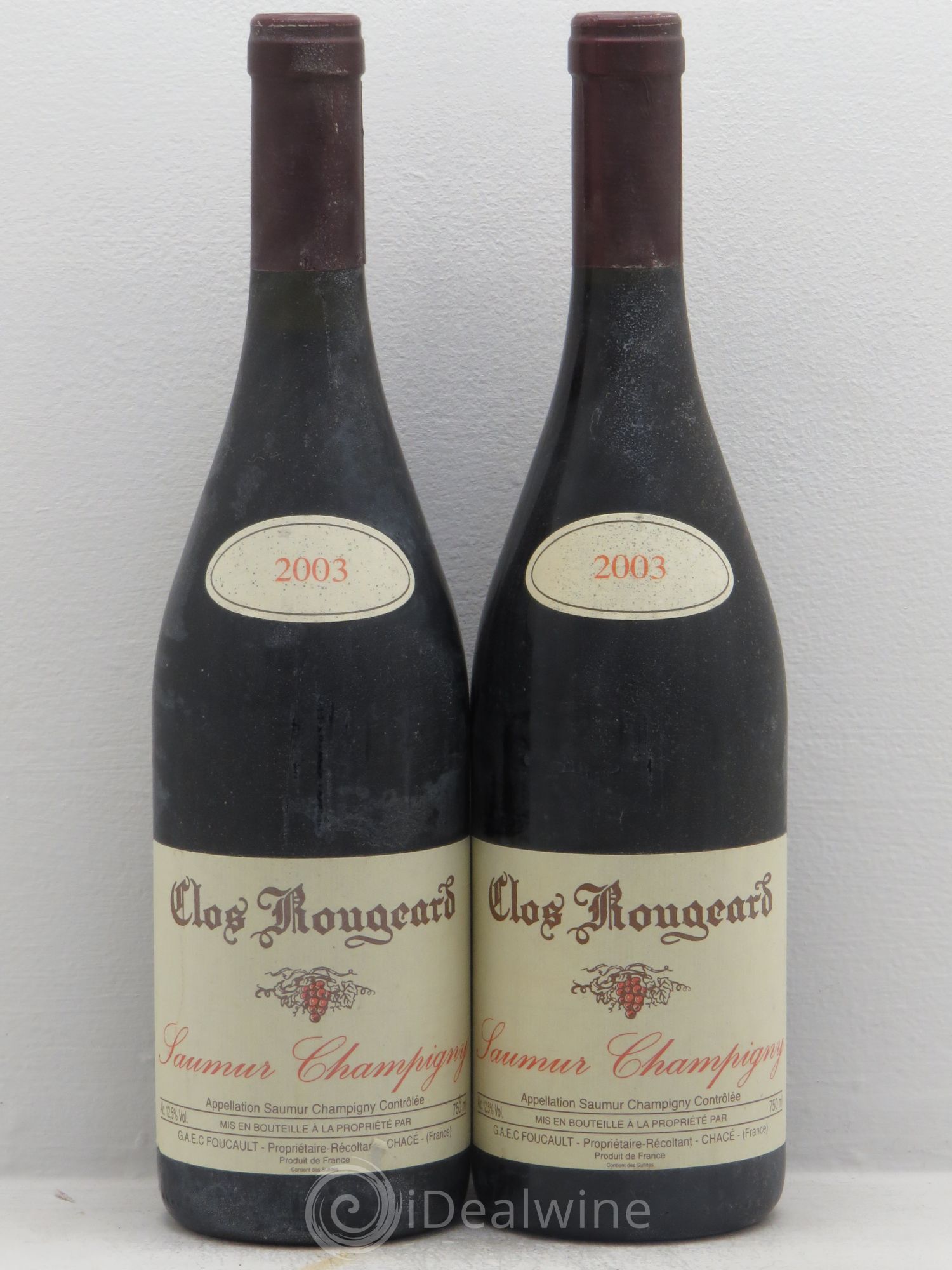 Saumur-Champigny Clos Rougeard 2003 - Lot de 2 bouteilles - 0