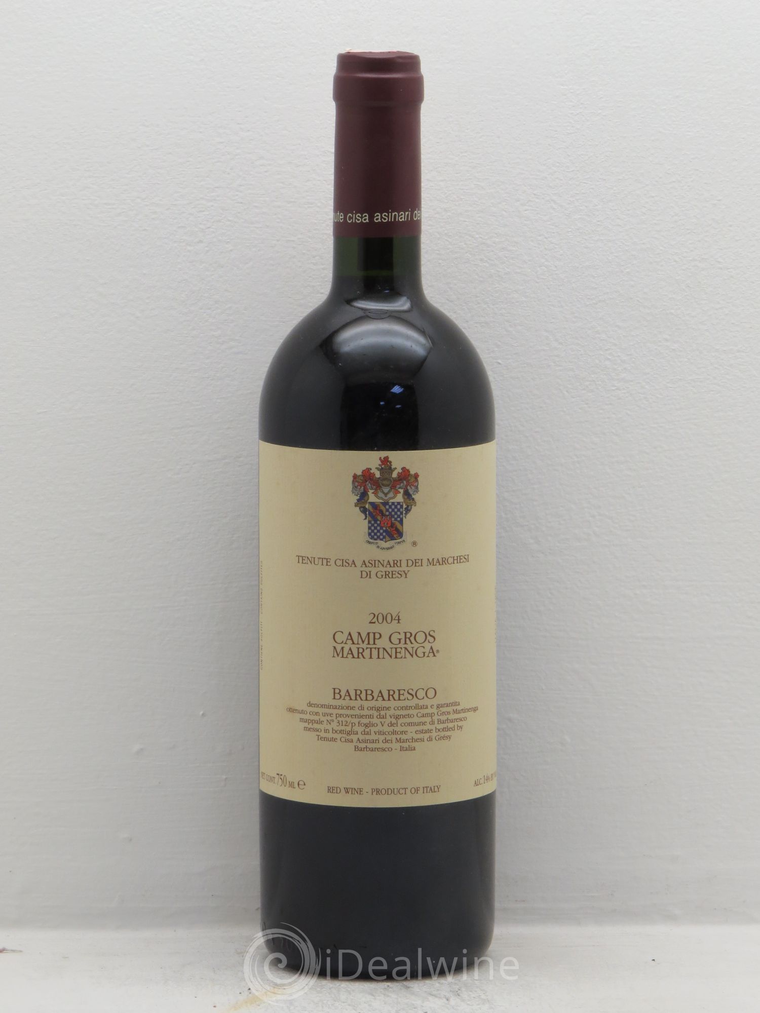 Barbaresco DOCG Camp Gros Marchesi di Gresy Martinenga 2004 - Posten von 1 Flasche - 0