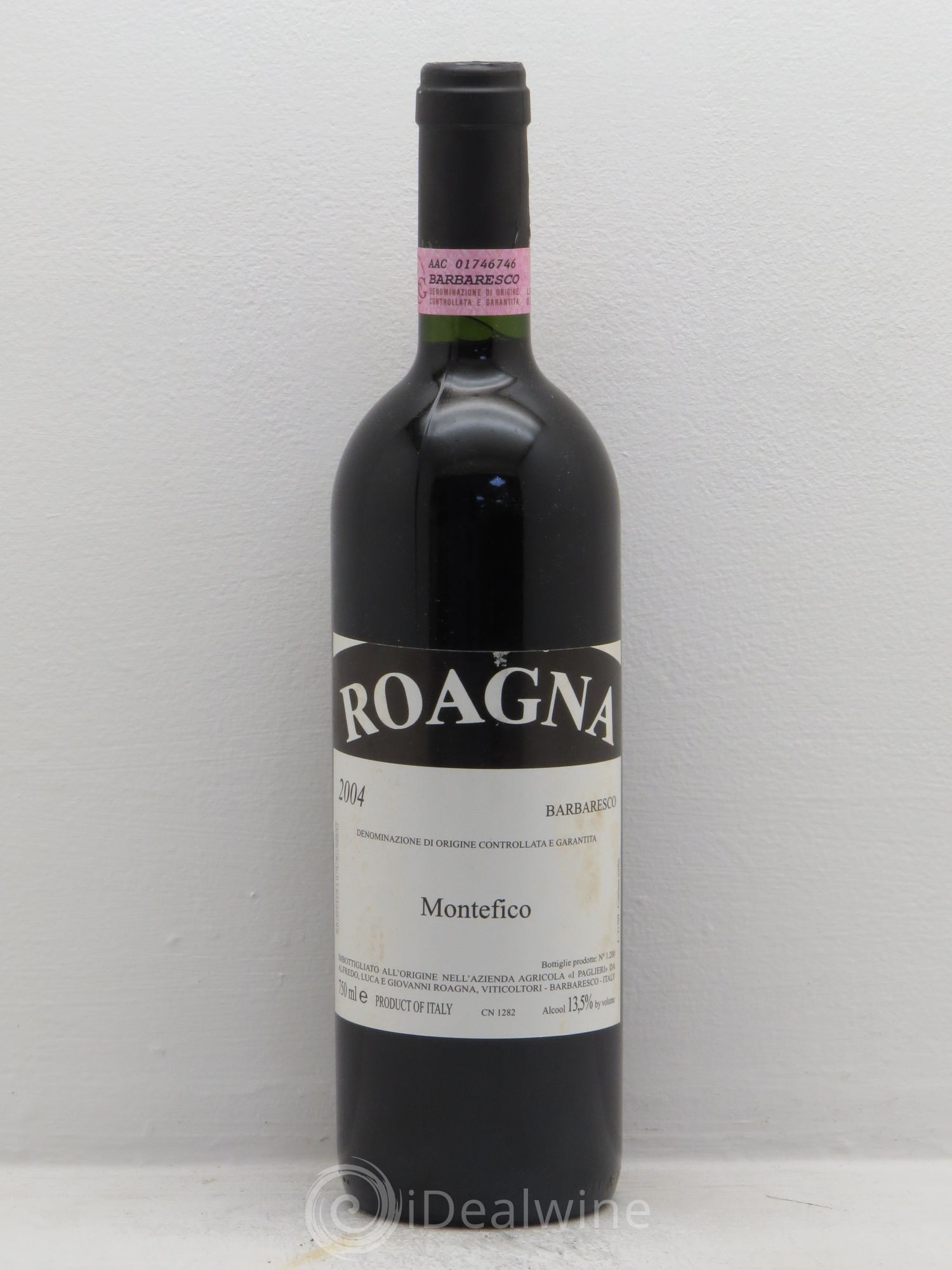 Barbaresco DOCG Montefico Roagna 2004 - Lot de 1 bouteille - 0