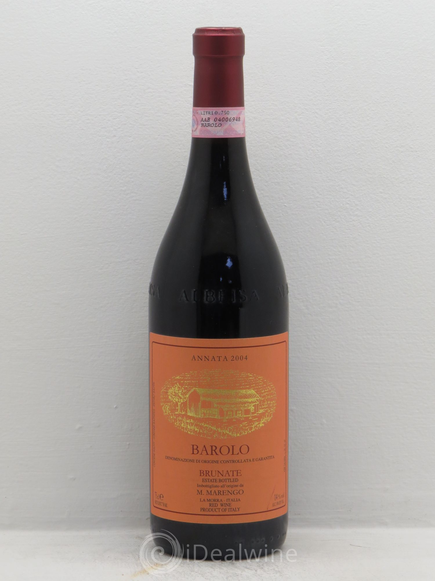 Barolo Brunate Mario Marengo 2004 - Lot de 1 bouteille - 0