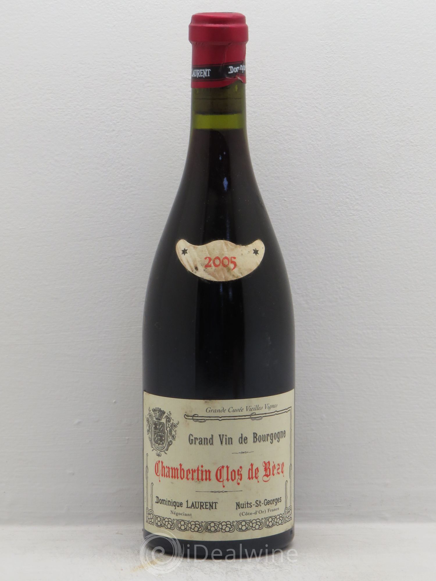Chambertin Clos de Bèze Grand Cru Grande cuvée Vieilles vignes Dominique Laurent Vieilles Vignes 2005 - Lot de 1 bouteille - 0