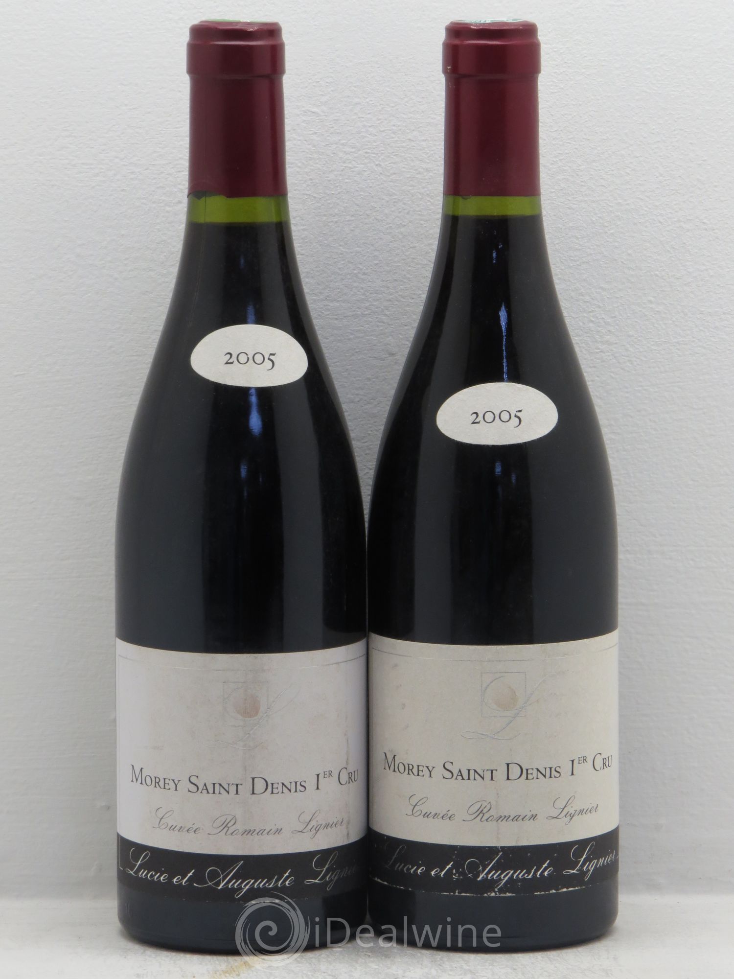 Morey-Saint-Denis 1er Cru Cuvée Romain L&A Lignier 2005 - Posten von 2 Flaschen - 0