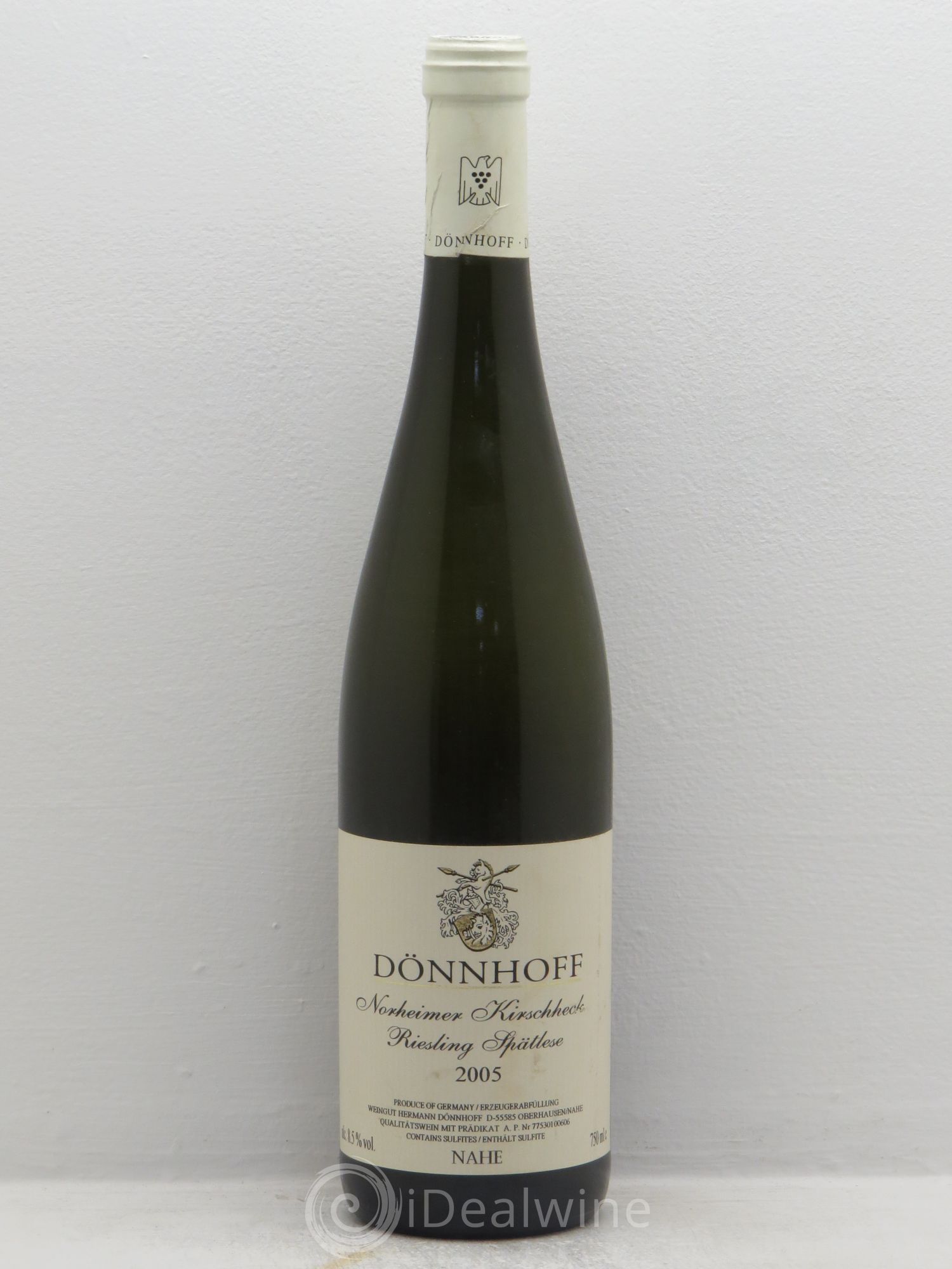 Riesling Norheimer Kirschheck Spatlese Donnhoff 2005 - Posten von 1 Flasche - 0