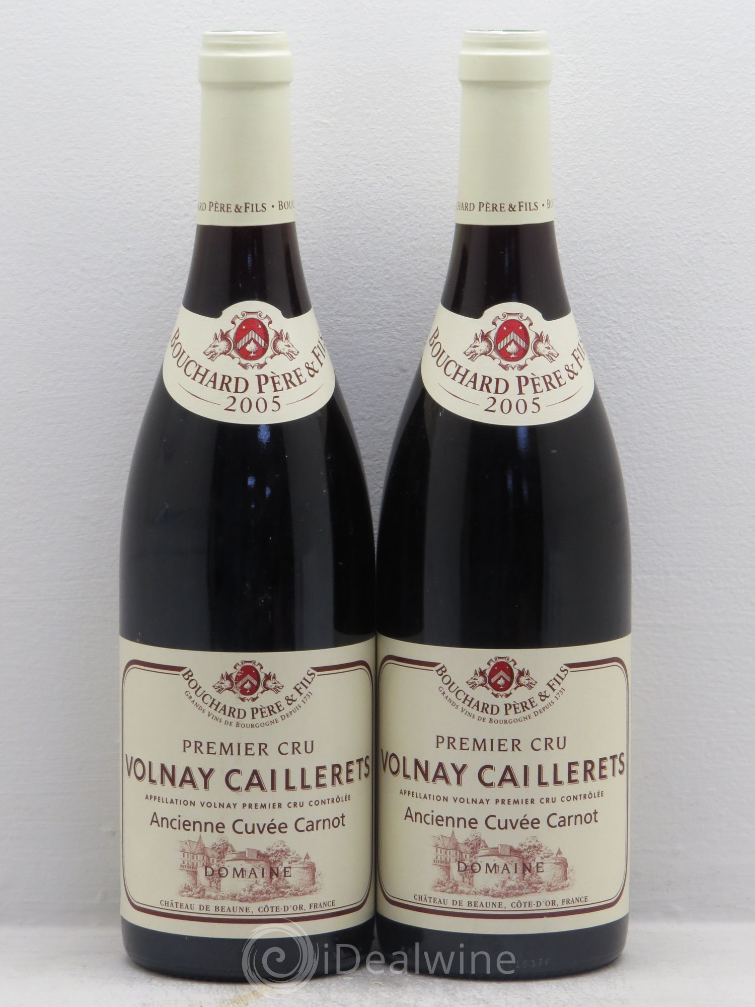 Volnay 1er Cru Caillerets - Ancienne Cuvée Carnot Bouchard Père & Fils 2005 - Lot de 2 bouteilles - 0