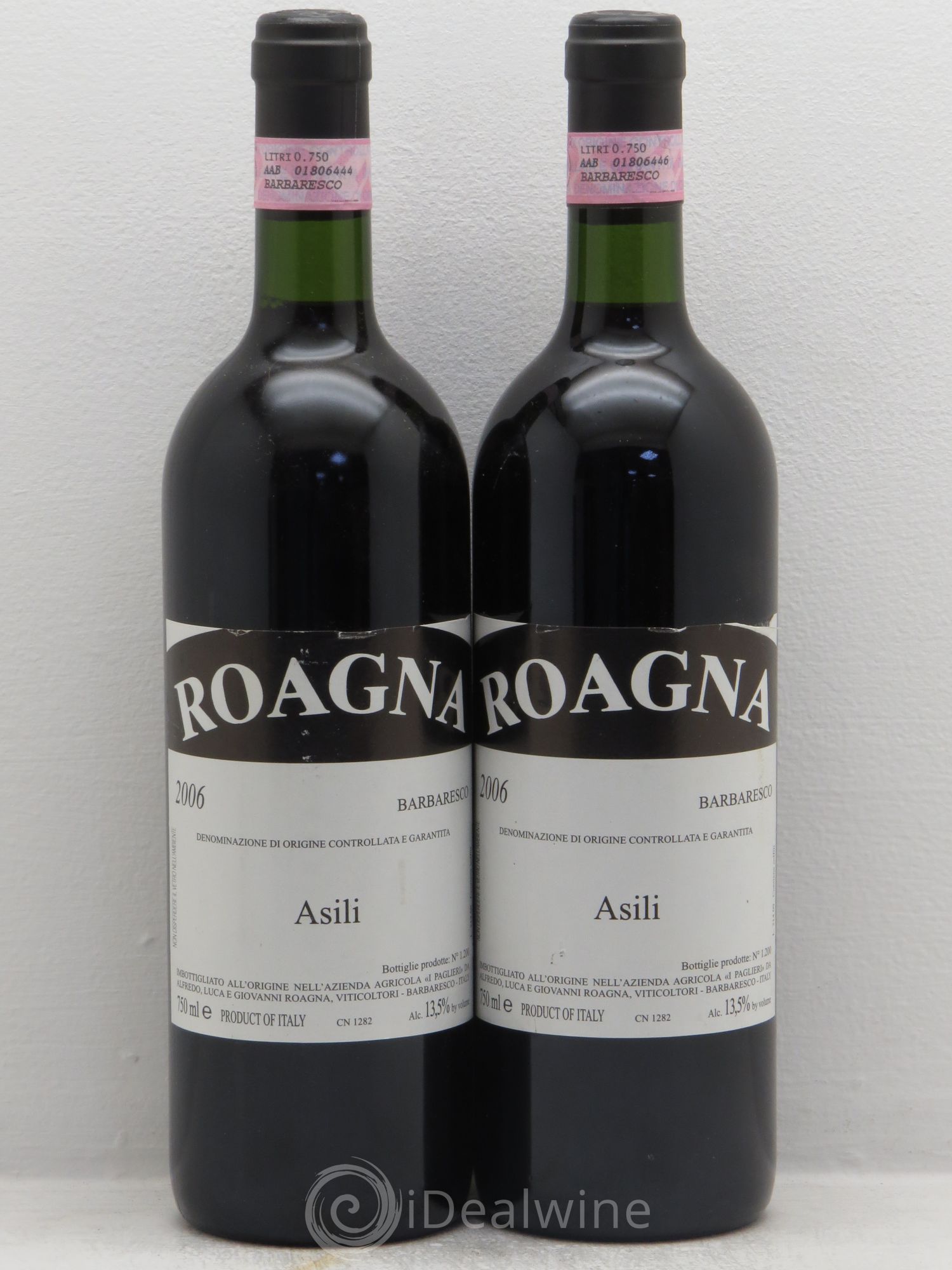Barbaresco DOCG Asili Roagna 2006 - Lot de 2 bouteilles - 0