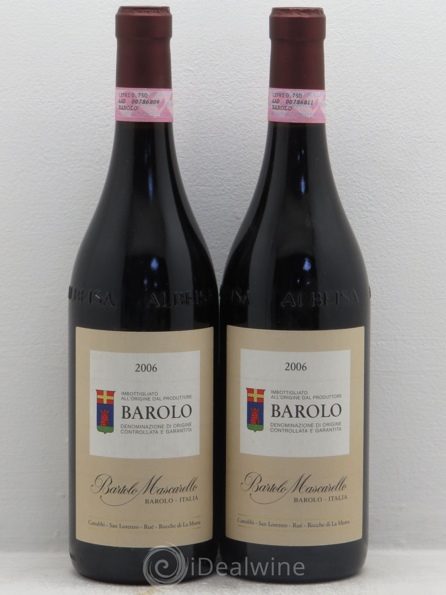 Barolo Mascarello Bartolo 2006 - Posten von 2 Flaschen - 0