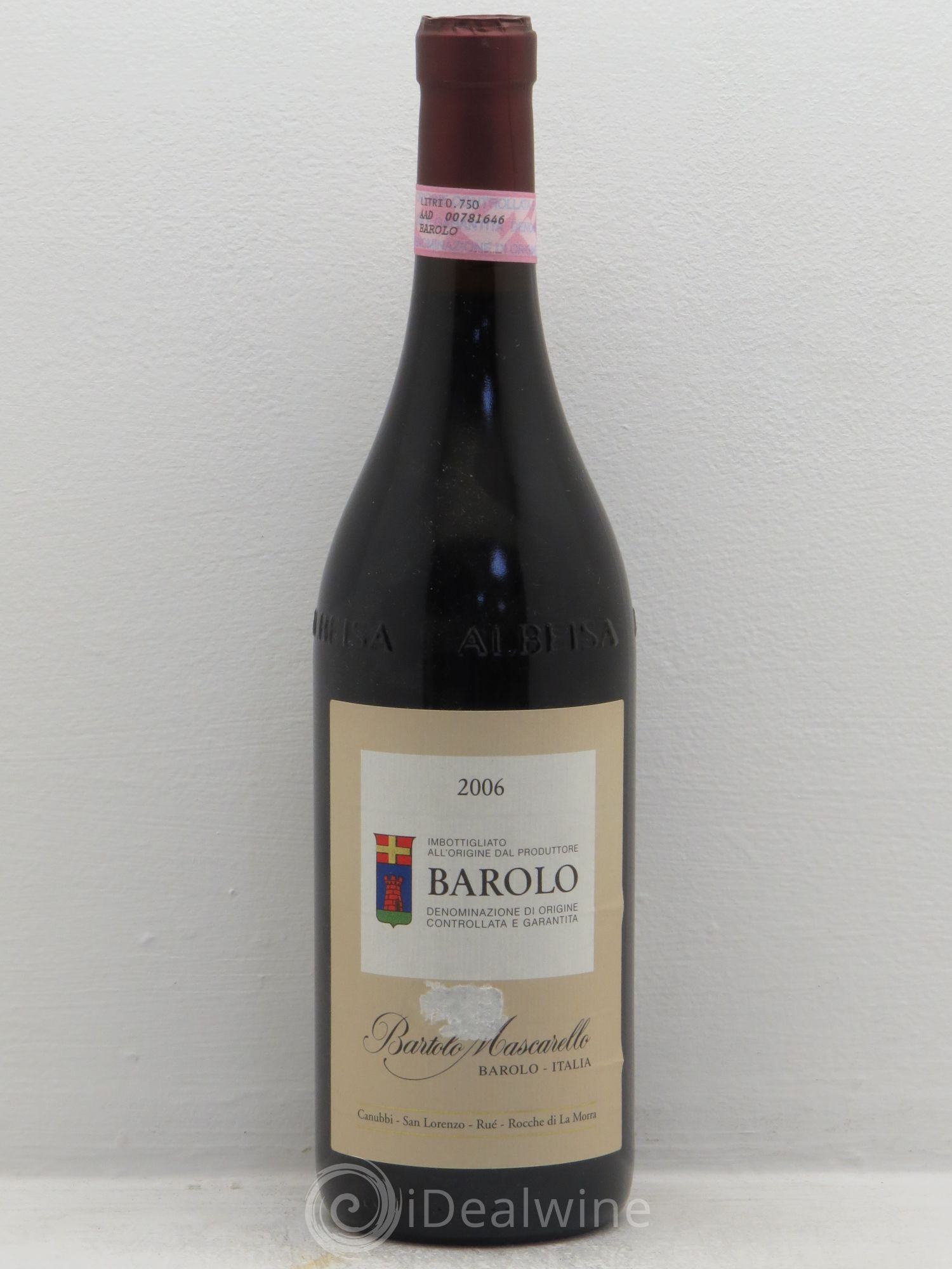 Barolo Mascarello Bartolo 2006 - Posten von 1 Flasche - 0