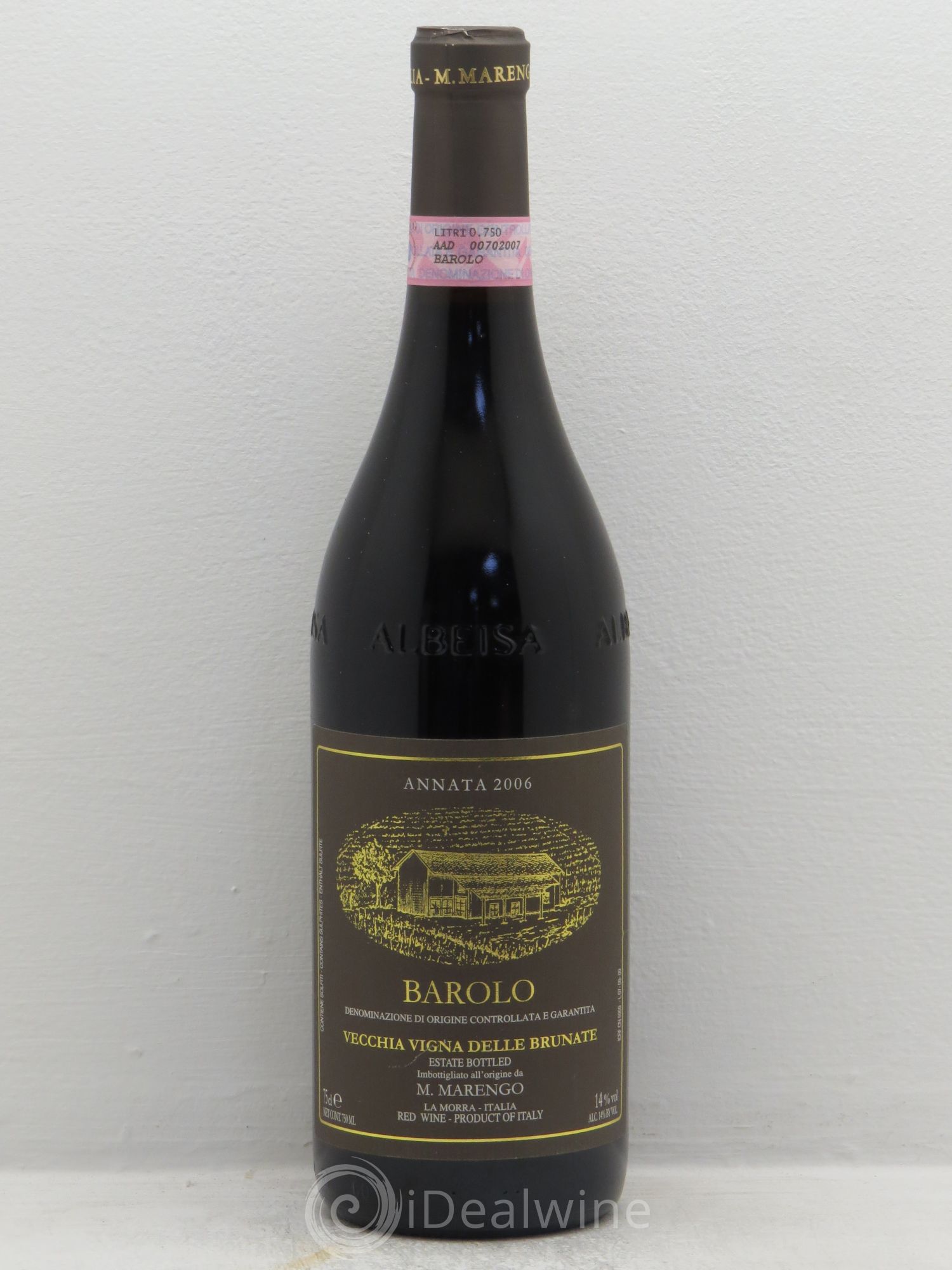Barolo Brunate Vieilles Vignes Marengo Mario 2006 - Posten von 1 Flasche - 0