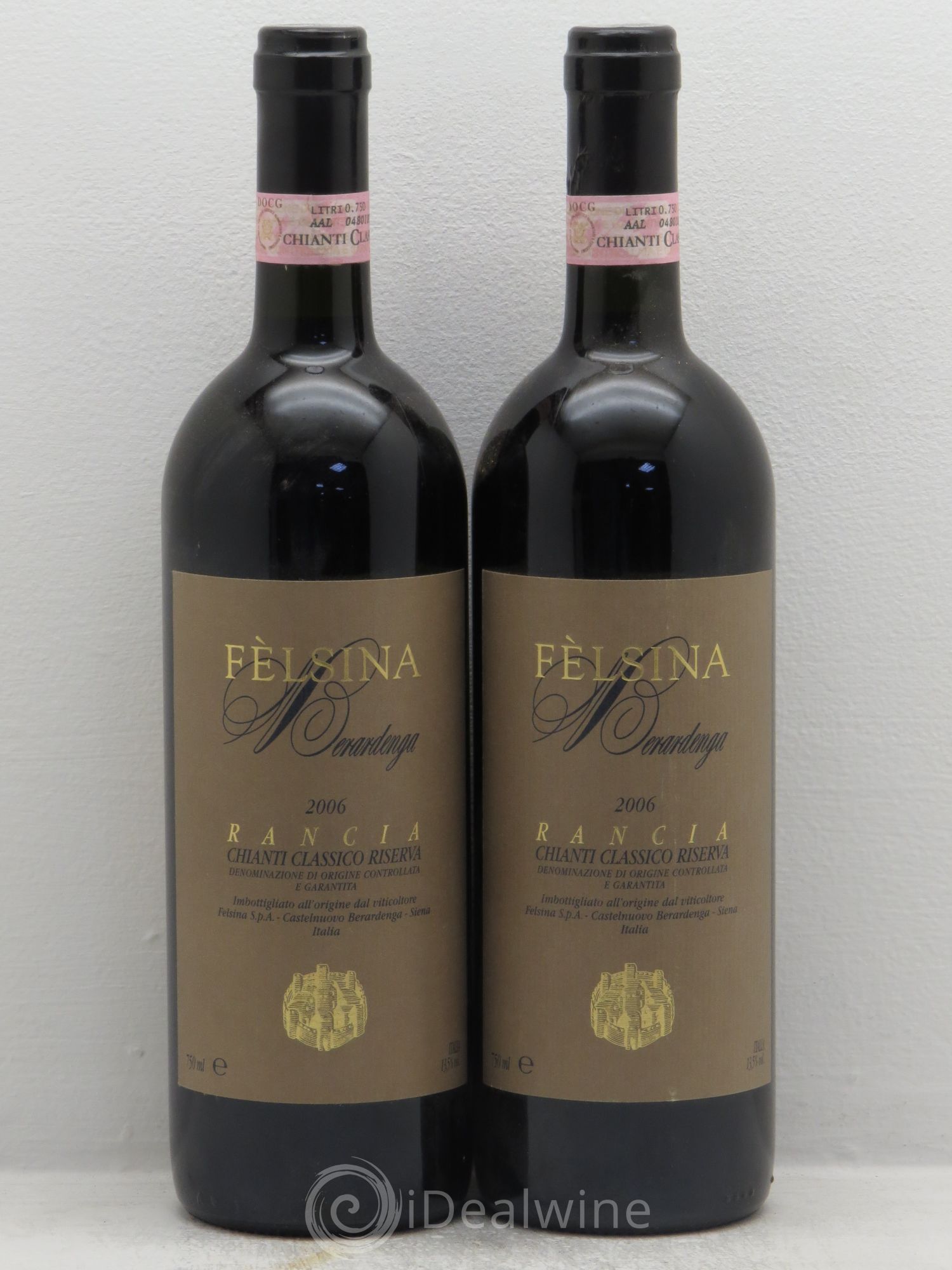 Chianti Classico DOCG Riserva Rancia Fattoria di Felsina 2006 - Posten von 2 Flaschen - 0