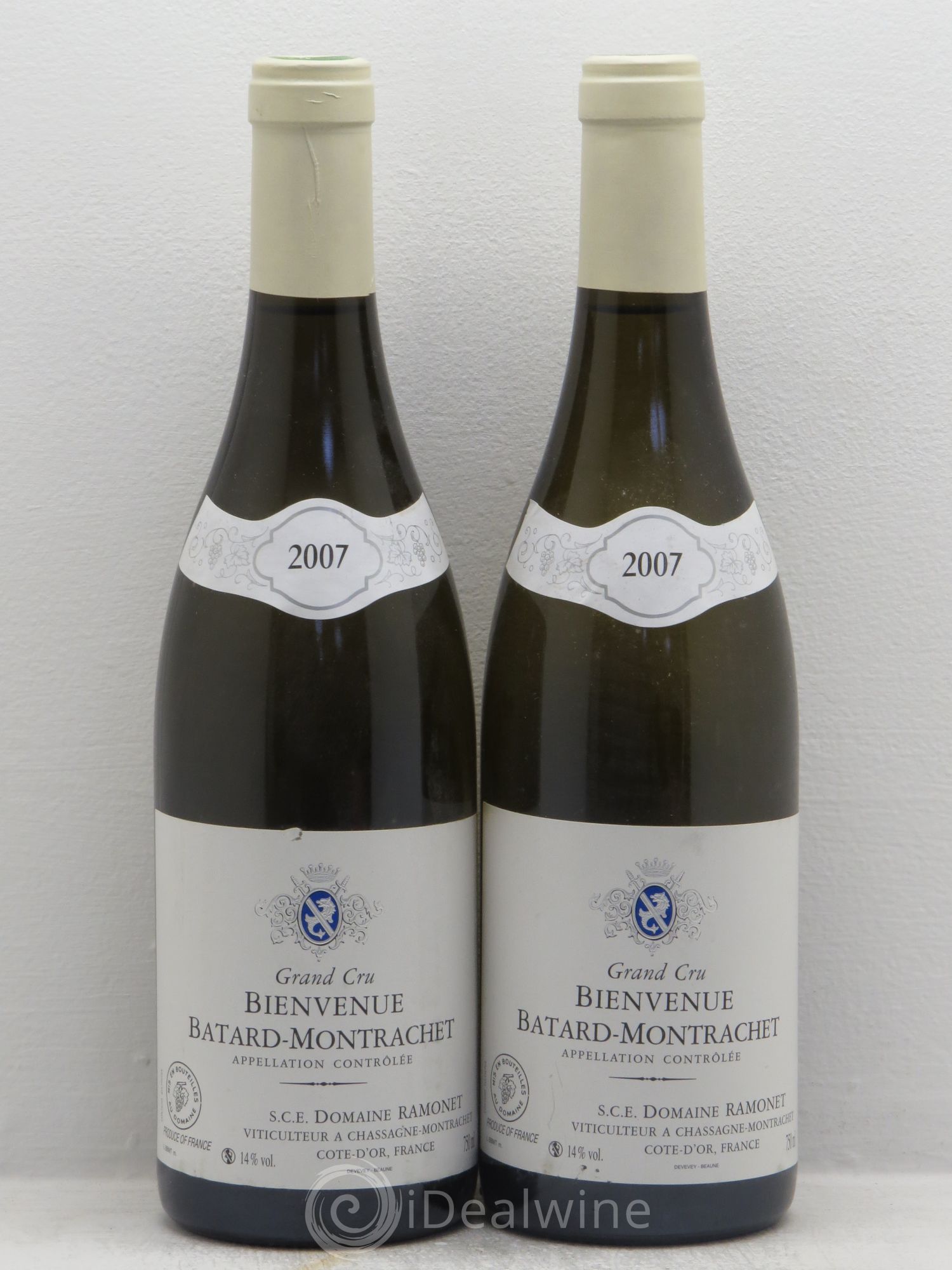 Bienvenues-Bâtard-Montrachet Grand Cru Ramonet (Domaine) 2007 - Lot de 2 bouteilles - 0