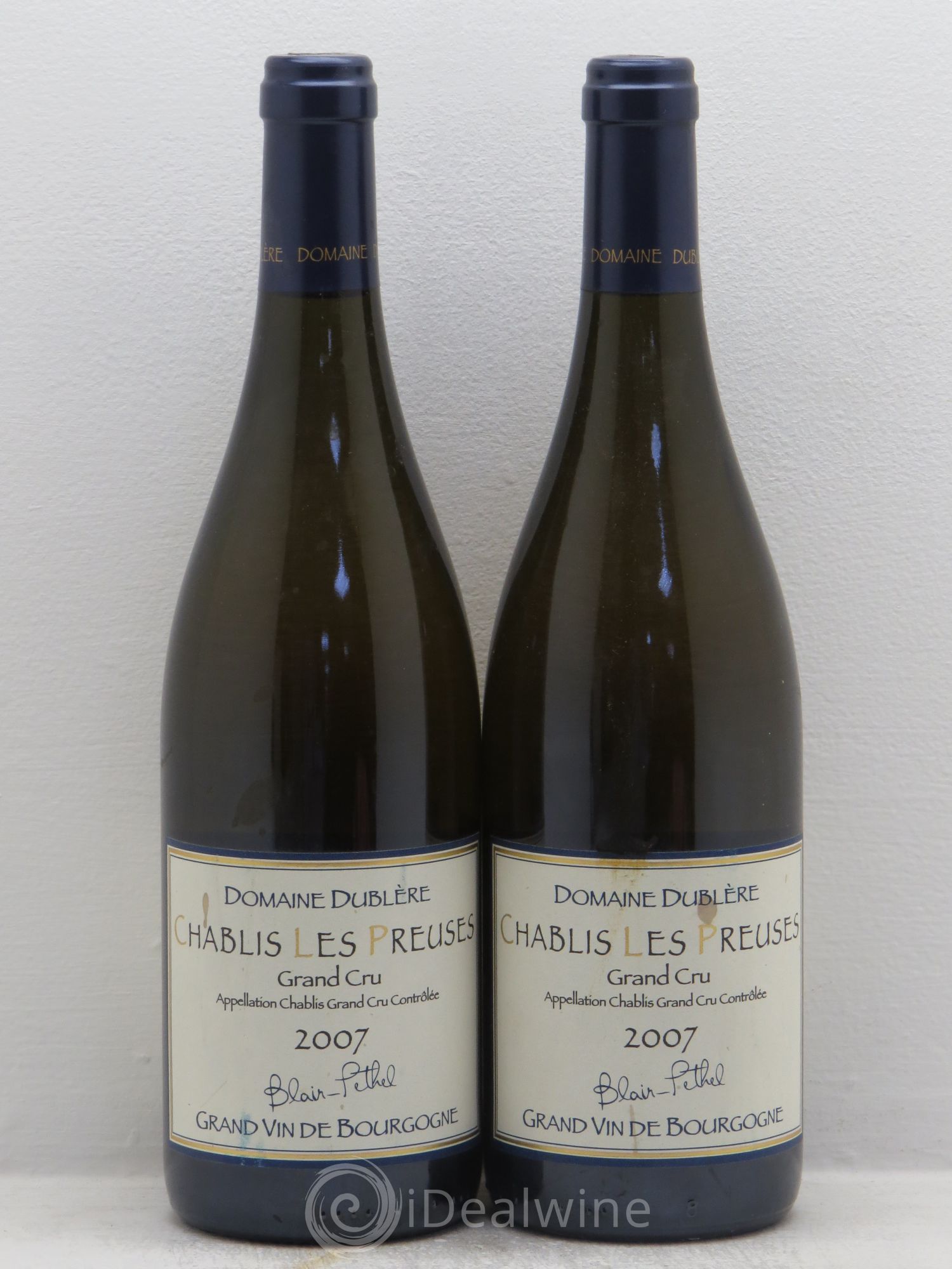Chablis Grand Cru Domaine Dublere 2007 - Posten von 2 Flaschen - 0