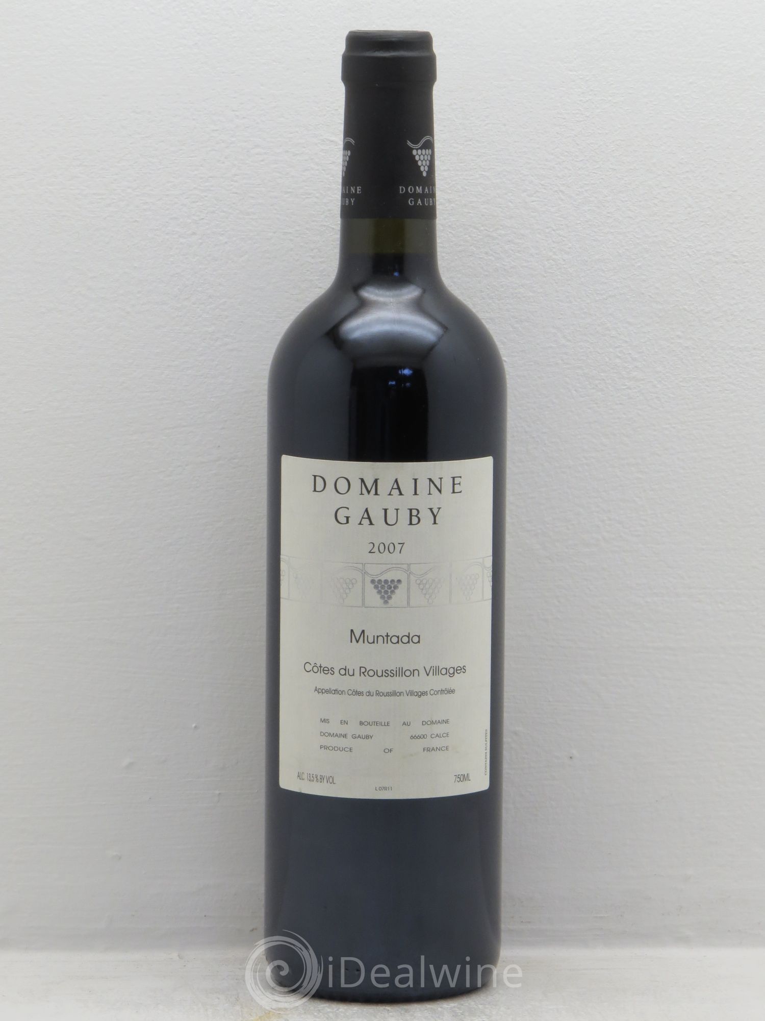 Côtes Catalanes (anciennement Côtes du Roussillon Villages) La Muntada Gauby (Domaine) 2007 - Lot de 1 bouteille - 0