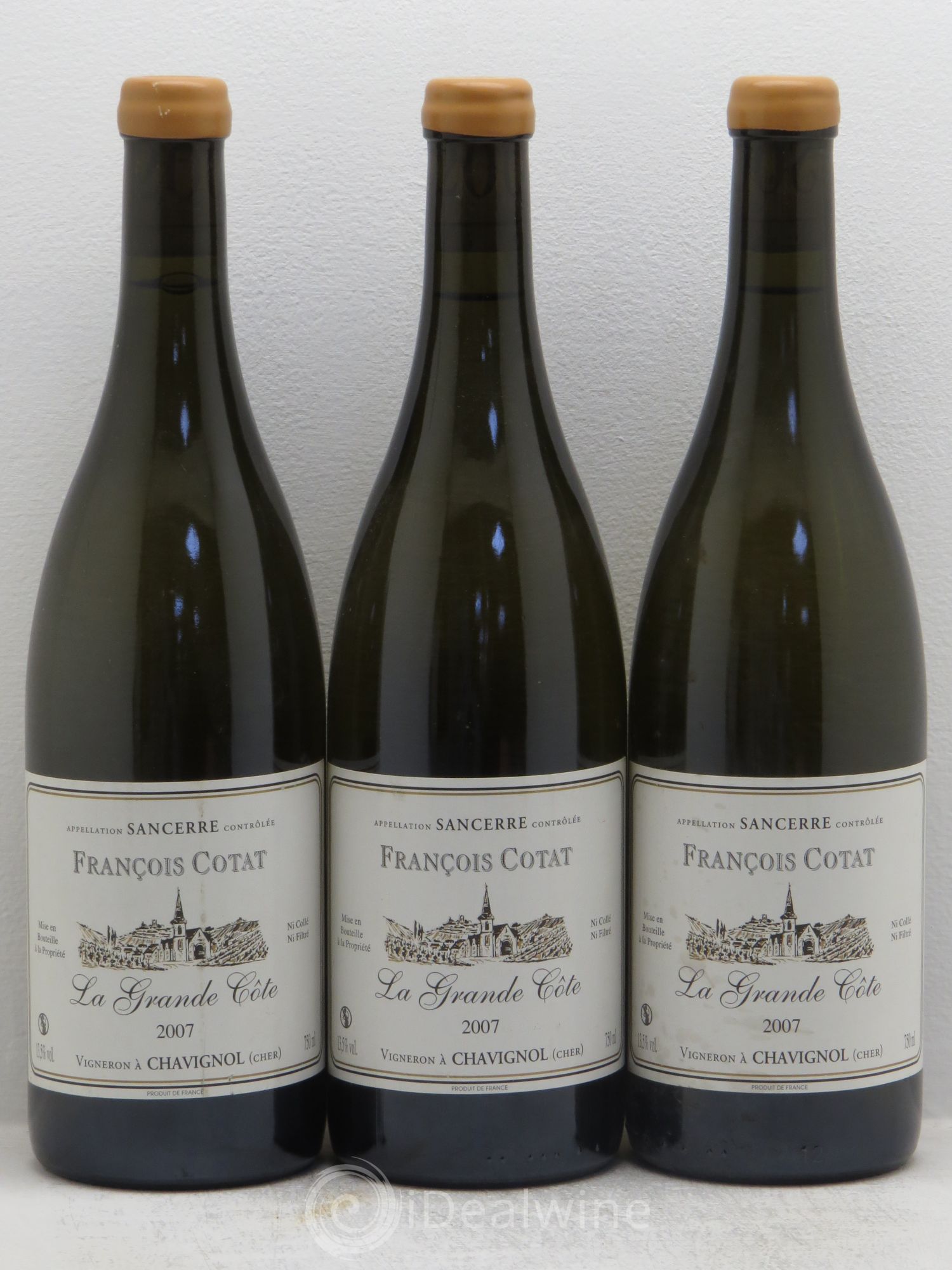 Sancerre La Grande Côte François Cotat 2007 - Lot de 3 bouteilles - 0