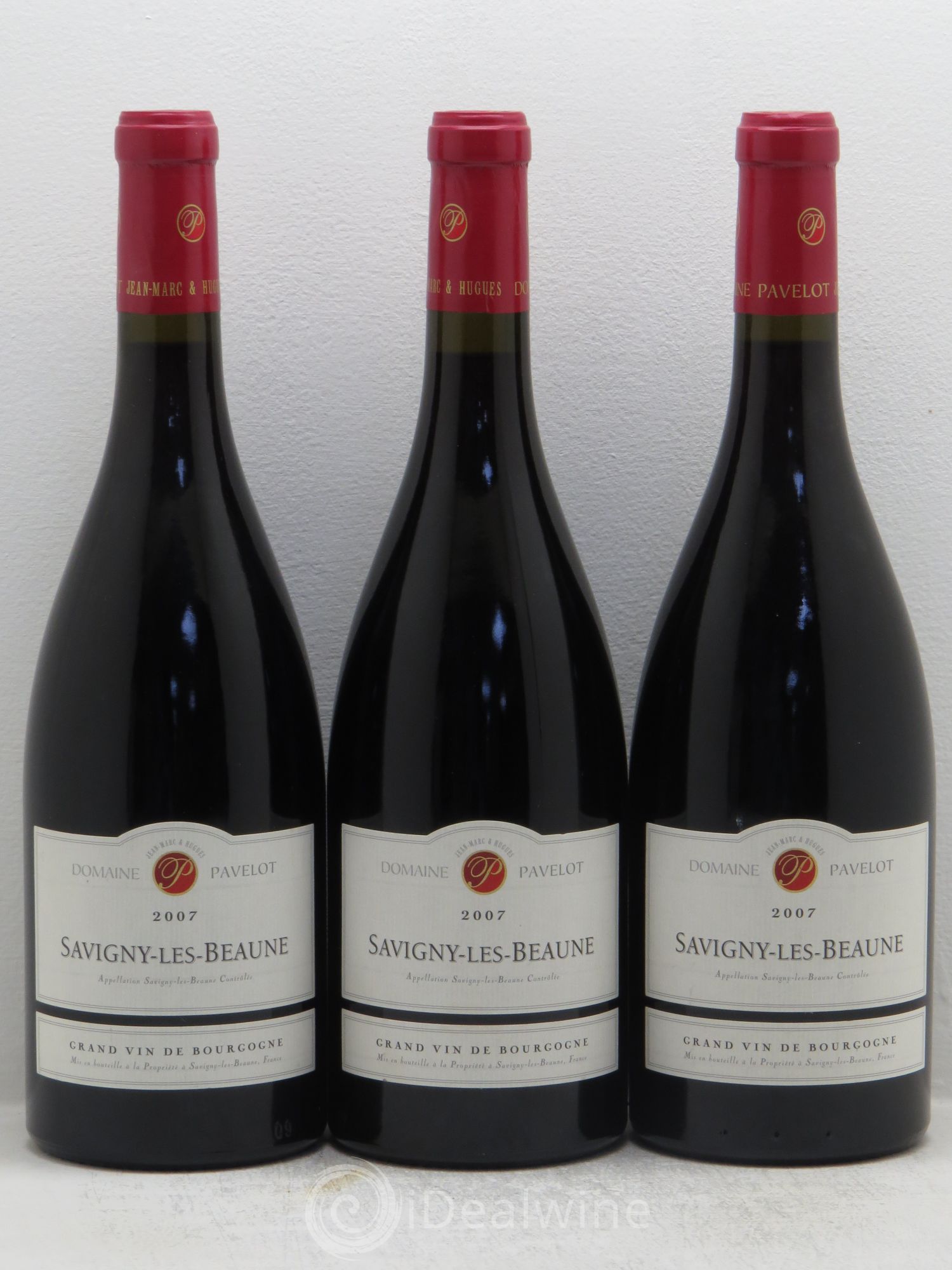 Savigny-lès-Beaune 2007 - Lot de 3 bouteilles - 0