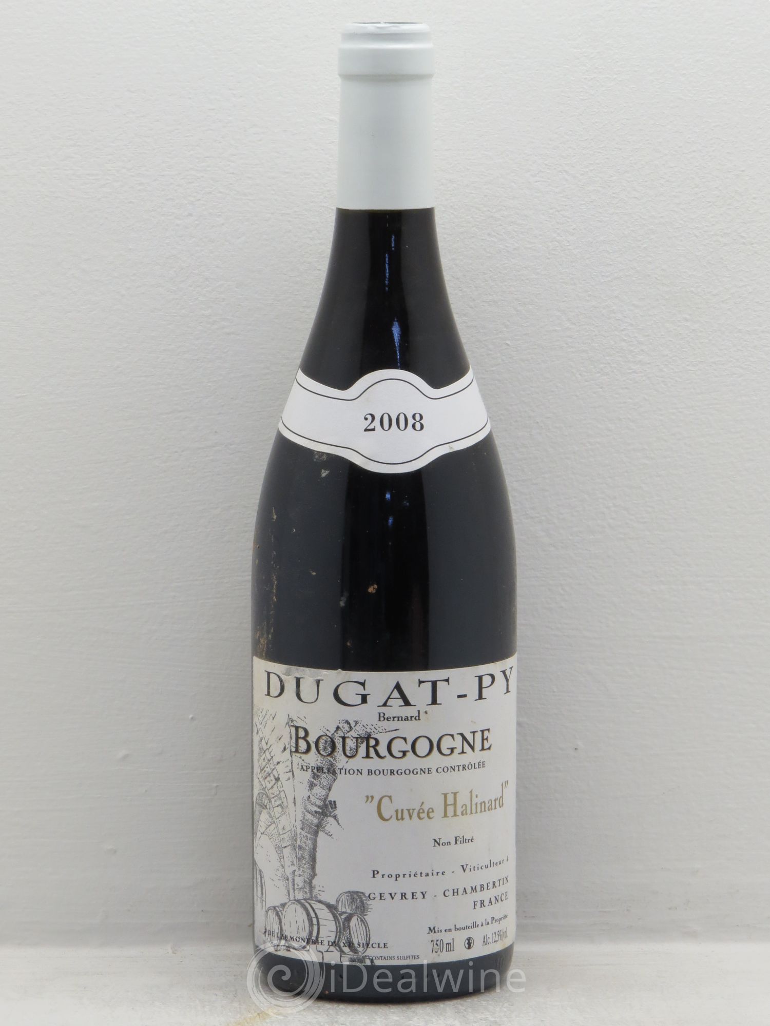 Bourgogne Cuvée Halinard Dugat Py 2008 - Lot de 1 bouteille - 0