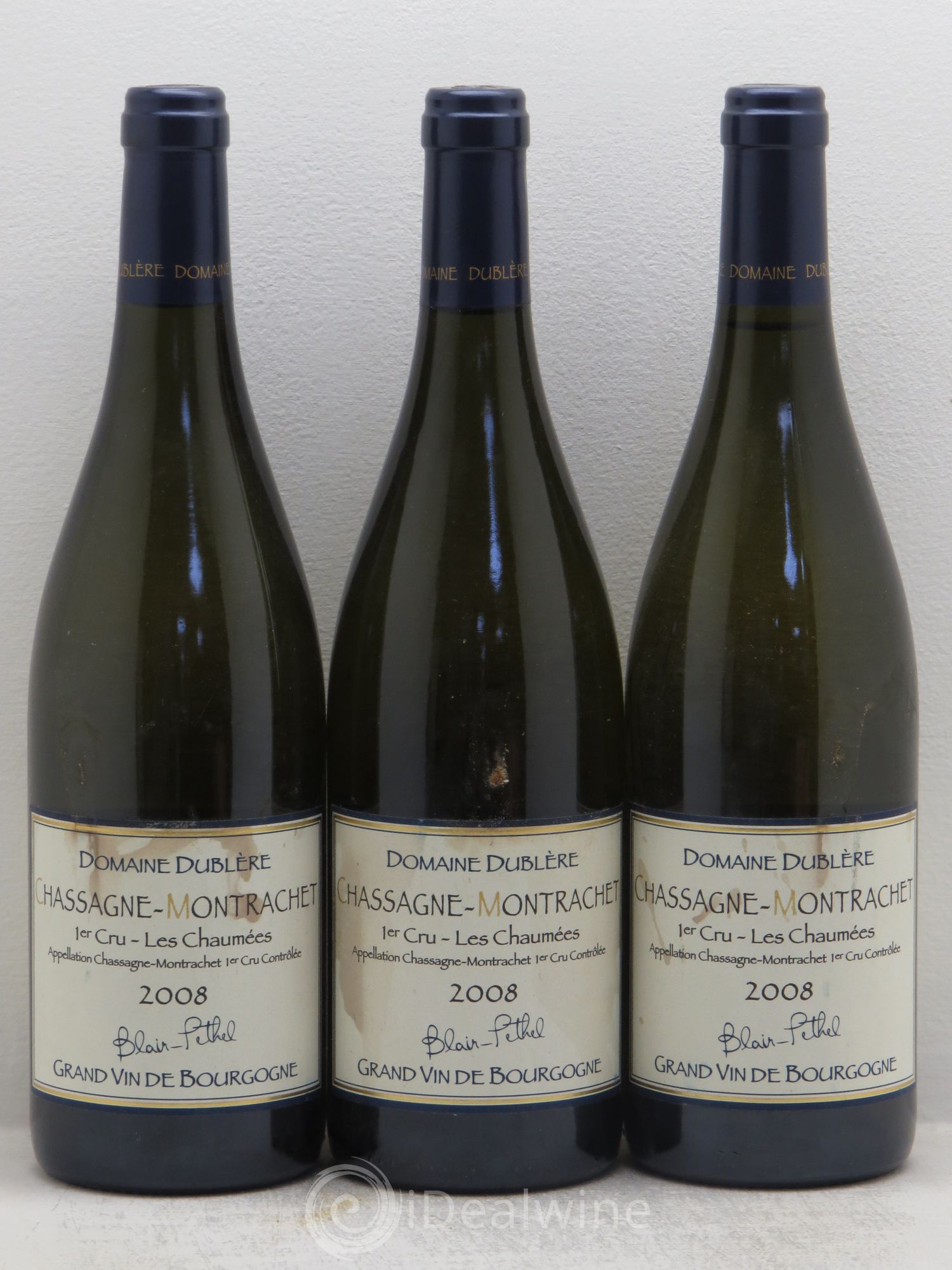Chassagne-Montrachet 1er Cru Domaine Dublere 2008 - Posten von 3 Flaschen - 0