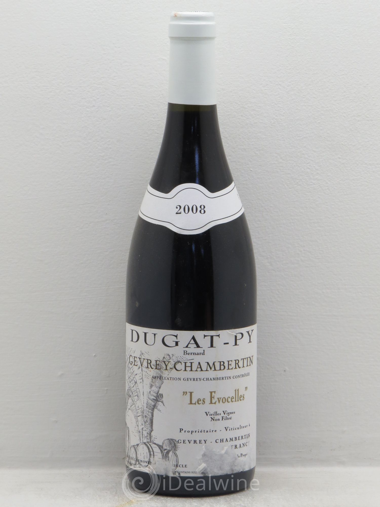 Gevrey-Chambertin Les Evocelles Vieilles Vignes Dugat-Py 2008 - Lot de 1 bouteille - 0