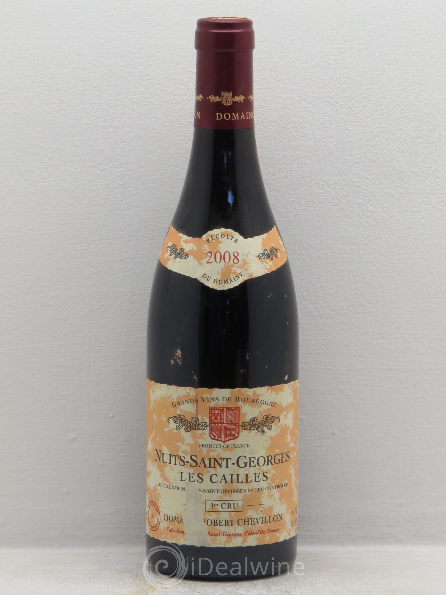 Nuits-Saint-Georges 1er Cru Les Cailles Robert Chevillon 2008 - Lot de 1 bouteille - 0