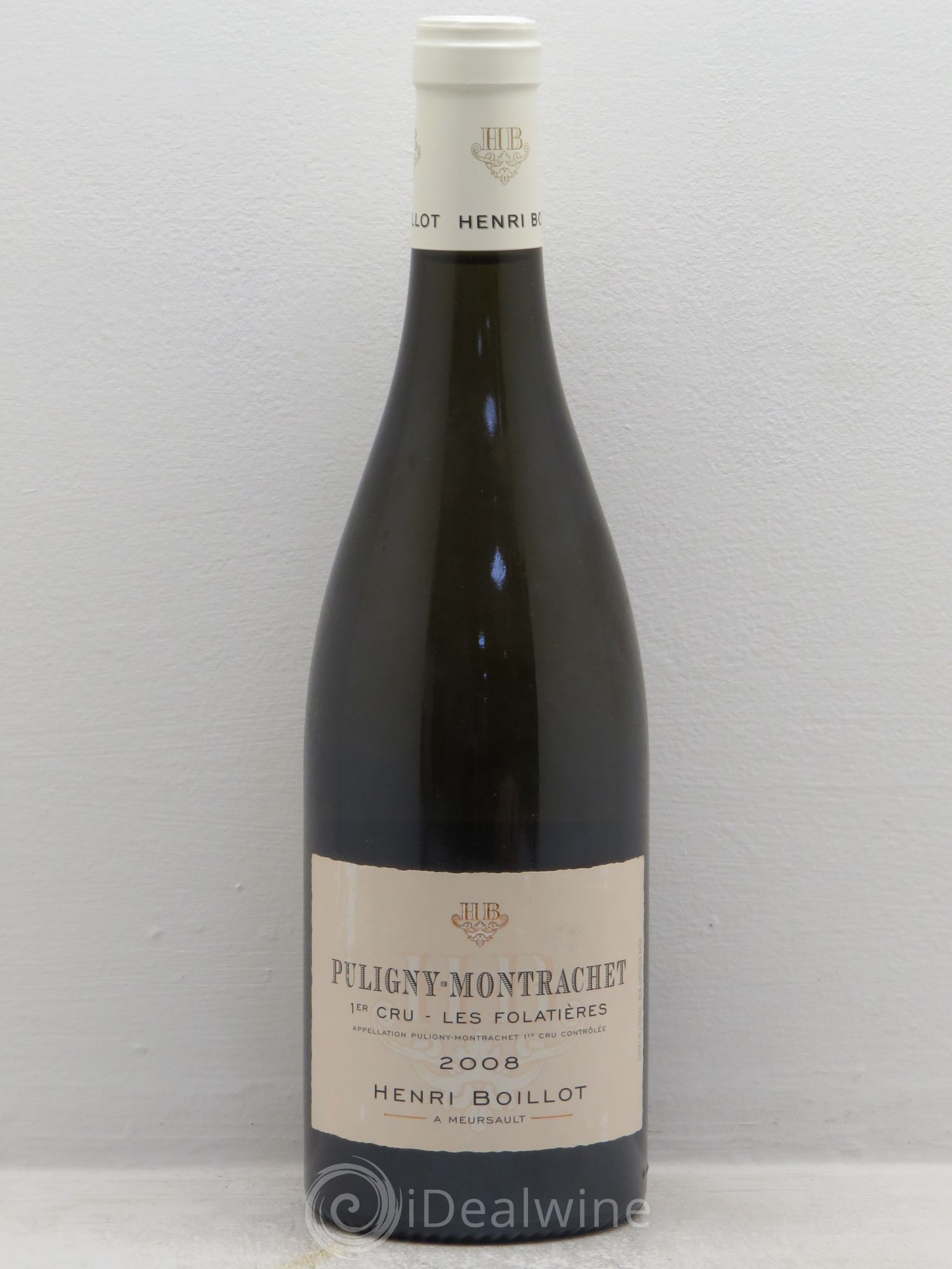 Puligny-Montrachet 1er Cru Les Folatières Henri Boillot (Domaine) 2008 - Lot de 1 bouteille - 0