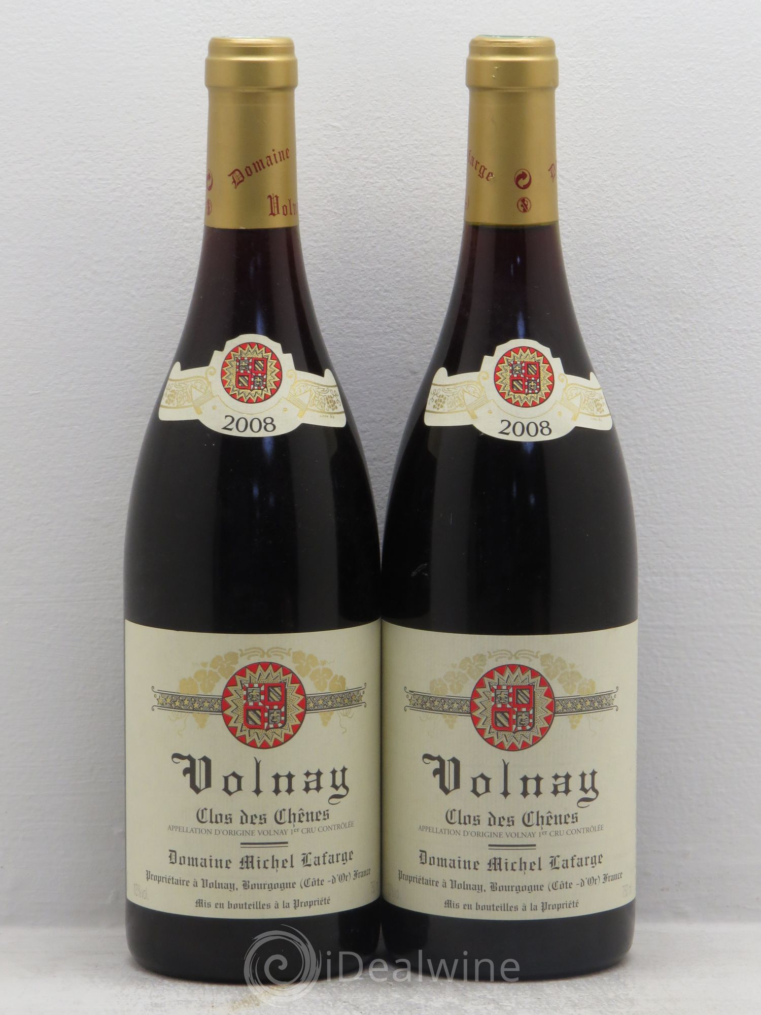 Volnay 1er Cru Clos des Chênes Lafarge (Domaine) 2008 - Lot de 2 bouteilles - 0