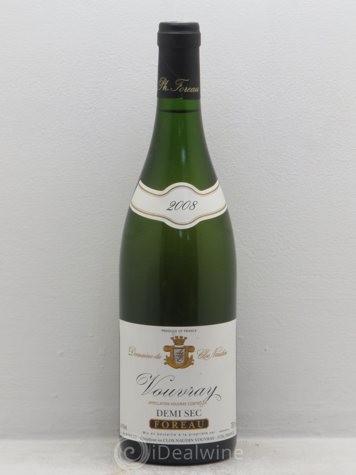 Vouvray Demi-Sec Clos Naudin - Philippe Foreau 2008 - Lot de 1 bouteille - 0