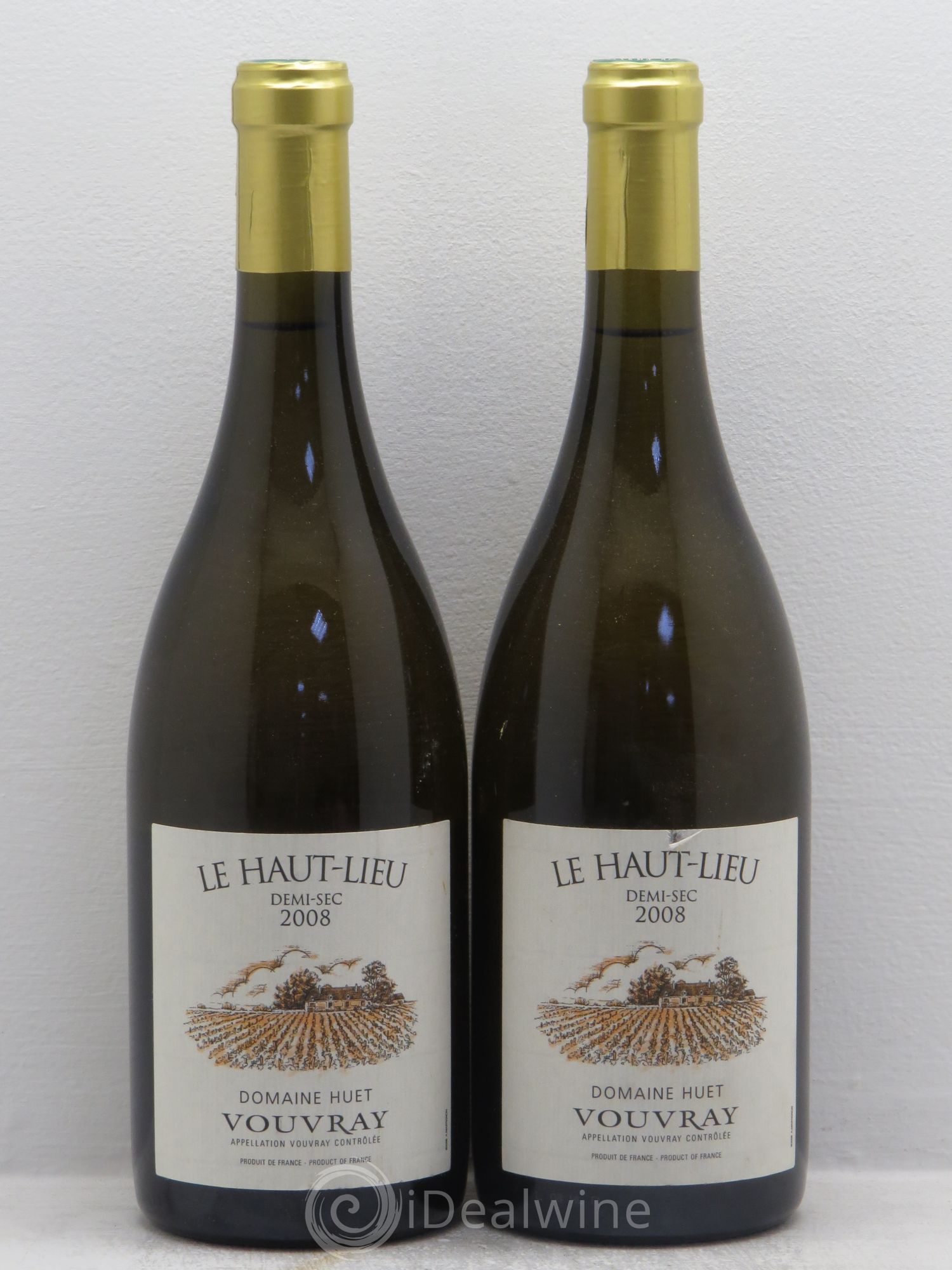 Vouvray Le Haut-Lieu Demi-Sec Domaine Huet 2008 - Lot de 2 bouteilles - 0