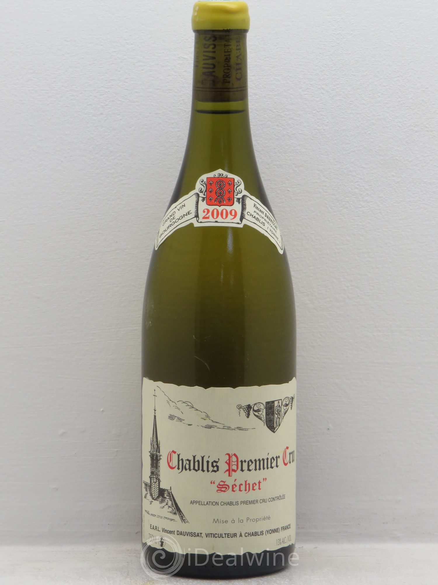 Chablis 1er Cru Séchet Vincent Dauvissat (Domaine) 2009 - Lot de 1 bouteille - 0