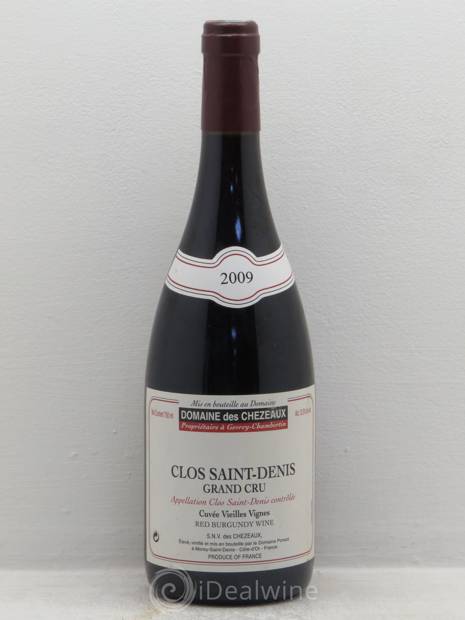 Clos Saint-Denis Grand Cru Vieilles Vignes Domaine des Chezeaux 2009 - Posten von 1 Flasche - 0