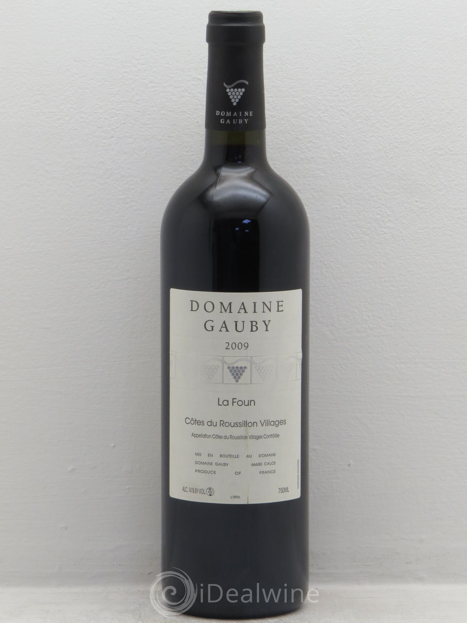 Côtes du Roussillon La Foun Domaine Gauby 2009 - Posten von 1 Flasche - 0