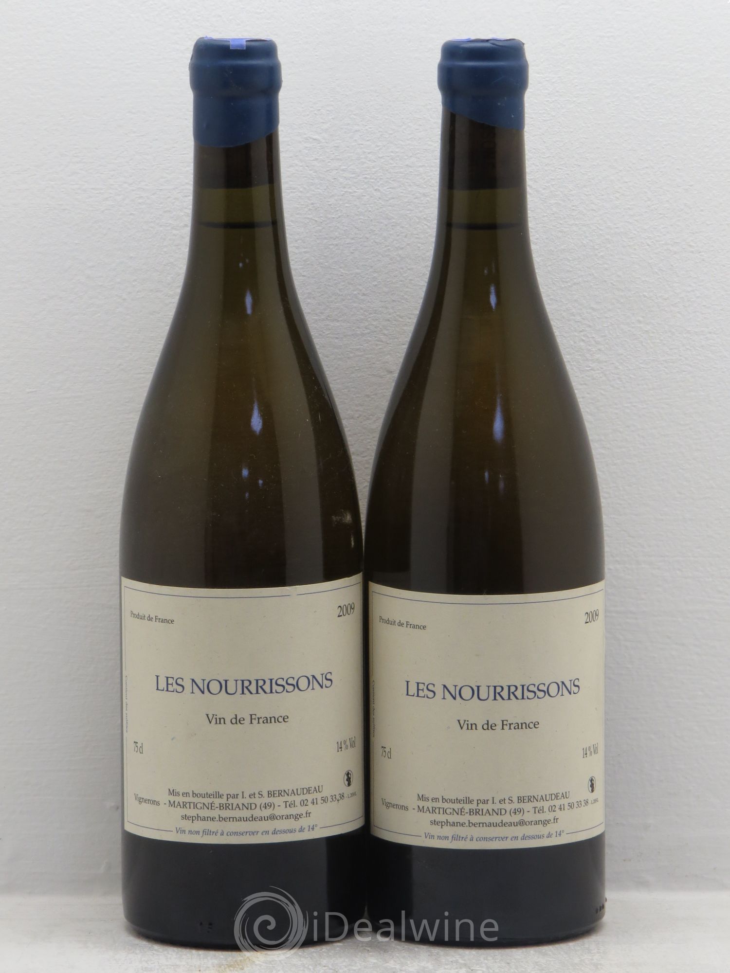 Vin de France Les Nourrissons Stéphane Bernaudeau 2009 - Lot de 2 bouteilles - 0