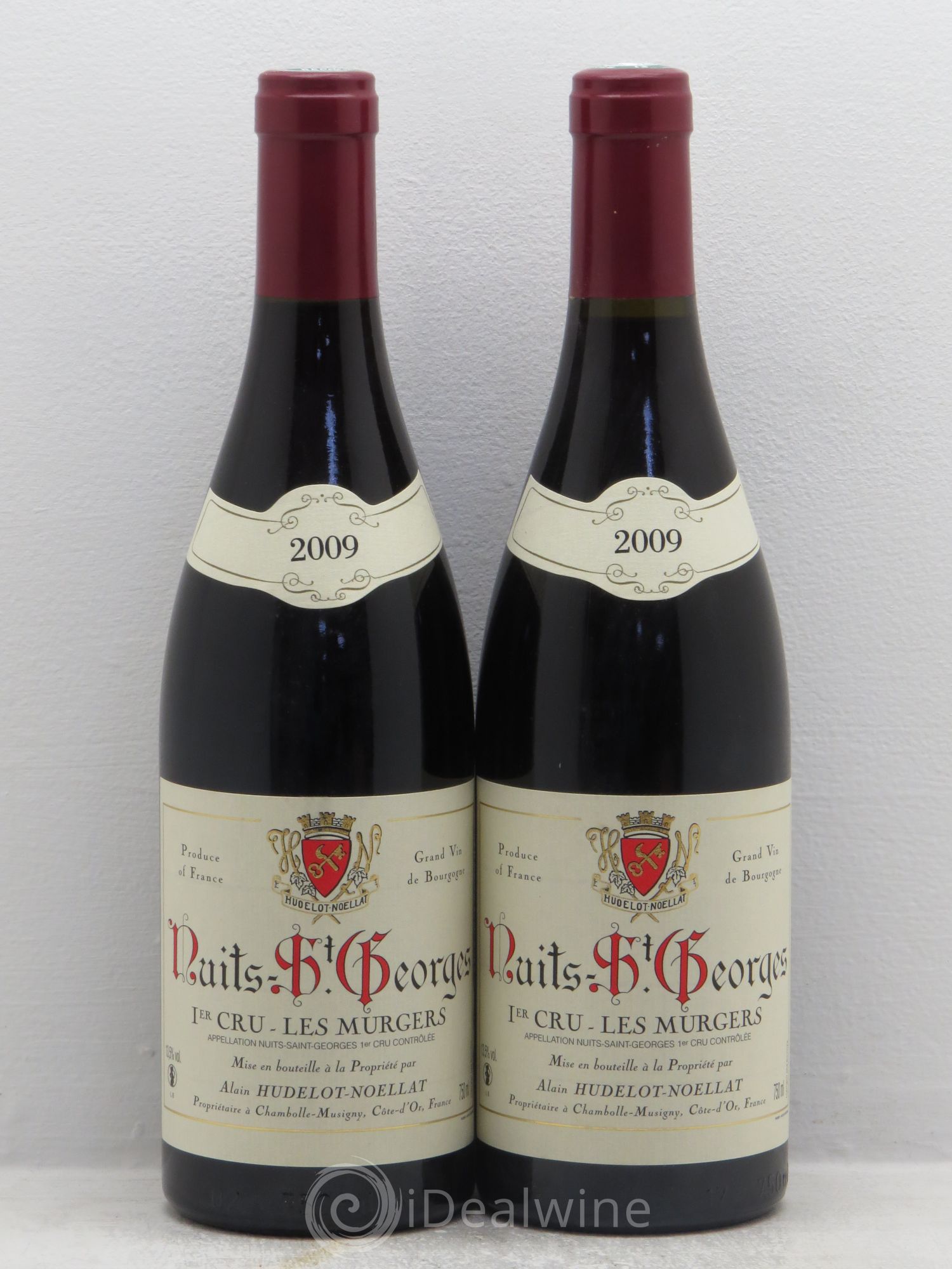 Nuits-Saint-Georges 1er Cru Les Murgers Hudelot-Noëllat 2009 - Lot de 2 bouteilles - 0