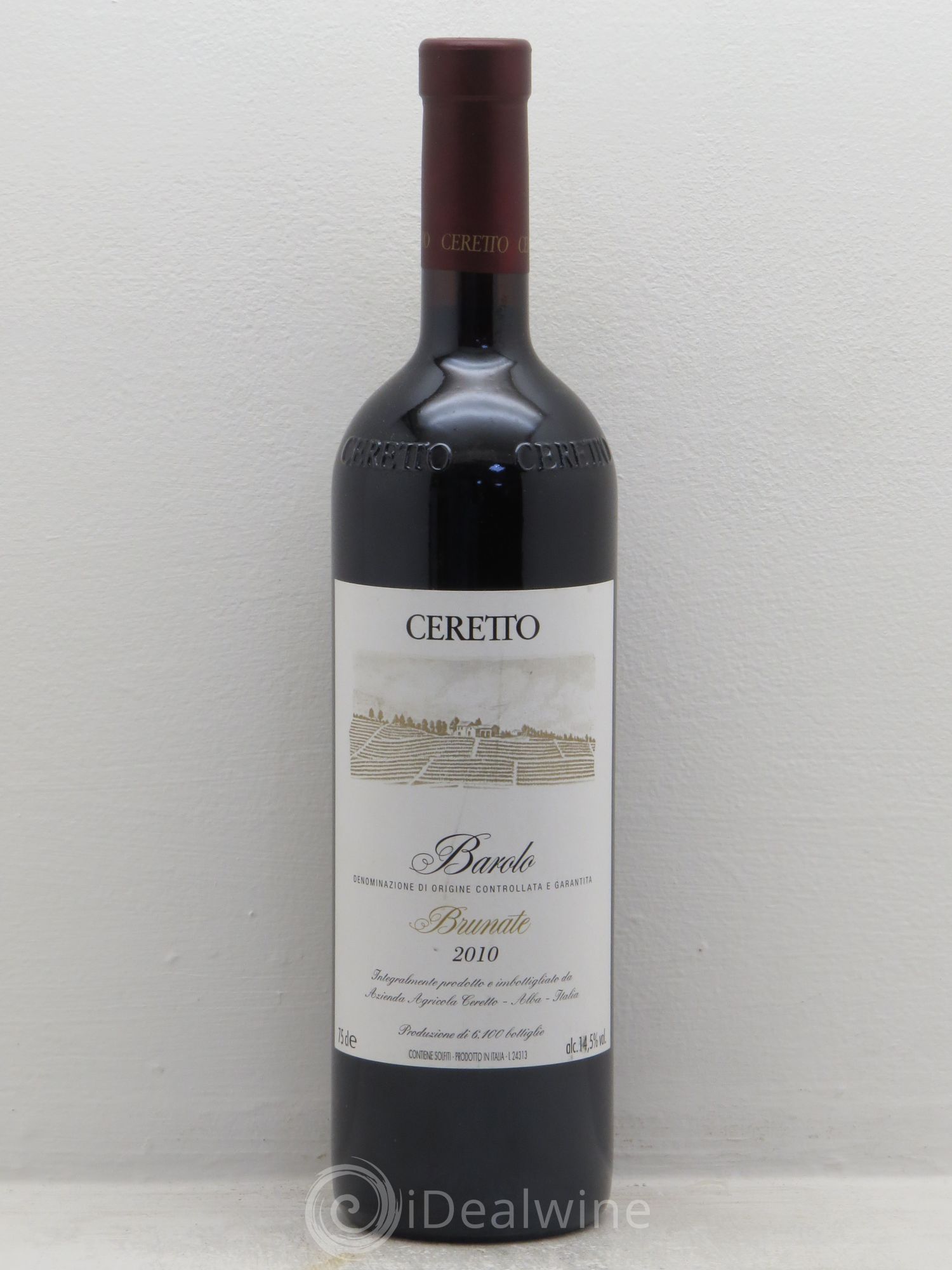 Barolo Brunate Ceretto 2010 - Lot de 1 bouteille - 0