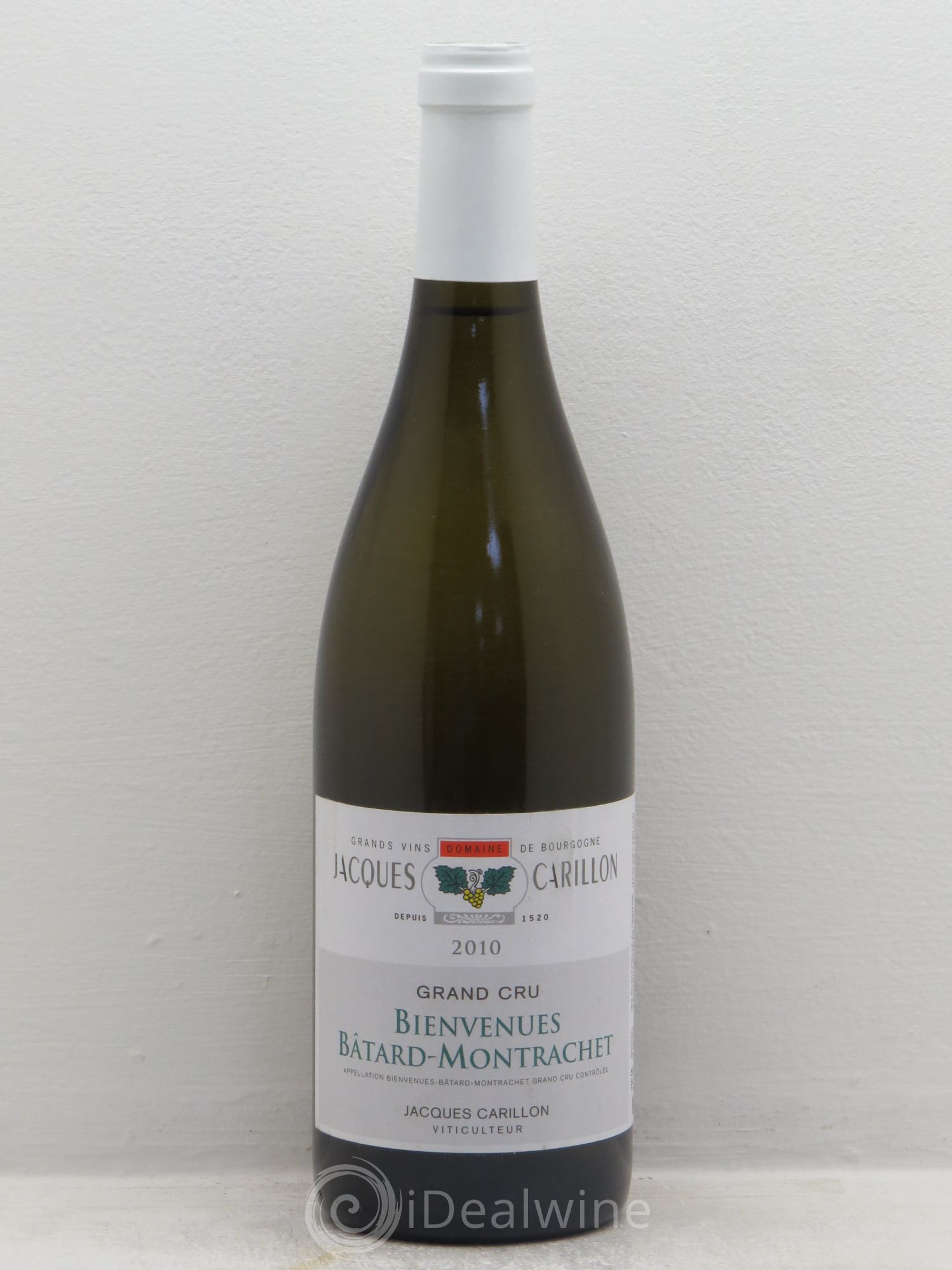 Bienvenues-Bâtard-Montrachet Grand Cru Jacques Carillon 2010 - Lot de 1 bouteille - 0