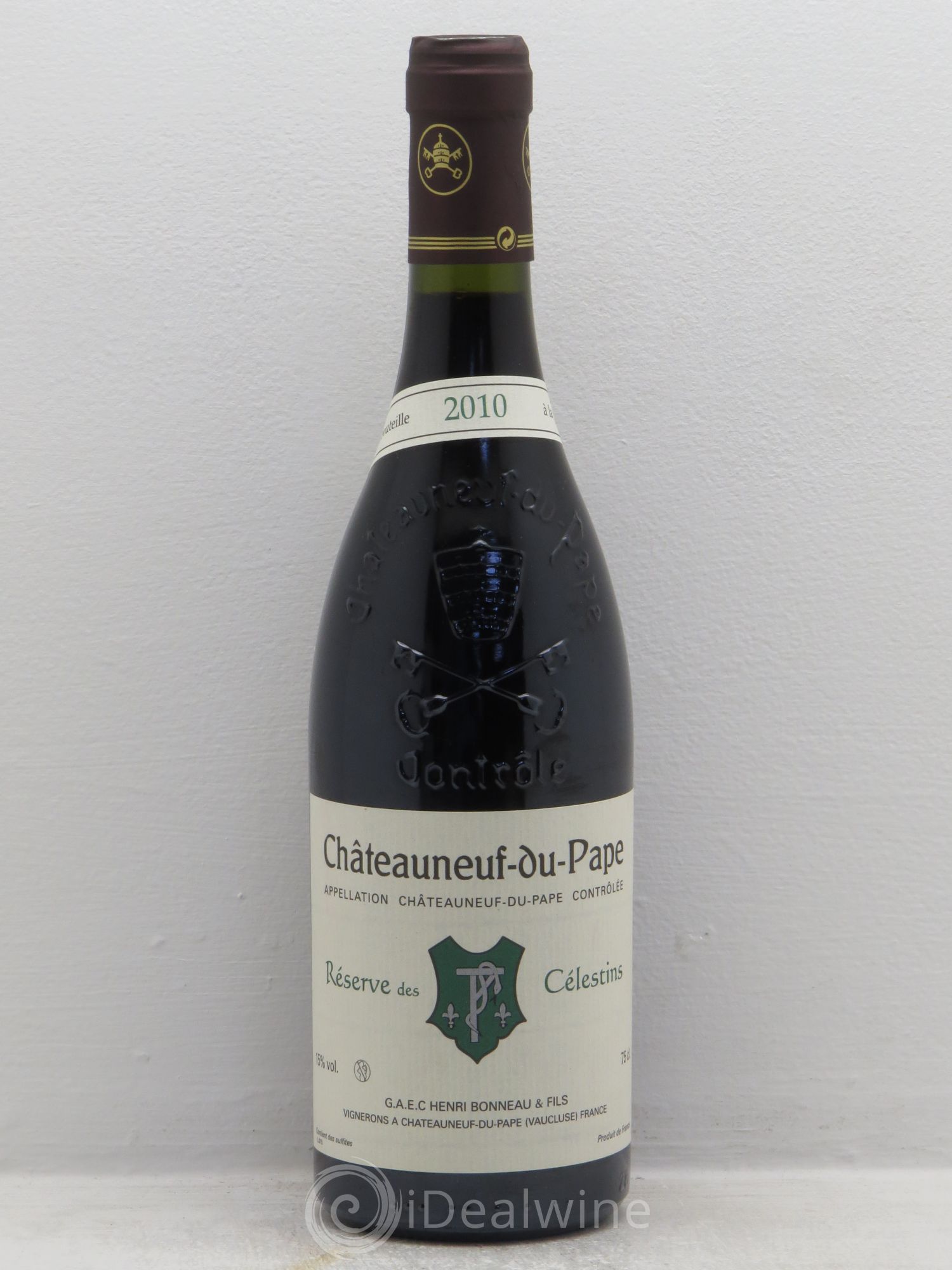 Châteauneuf-du-Pape Réserve des Célestins Henri Bonneau & Fils 2010 - Lot de 1 bouteille - 0
