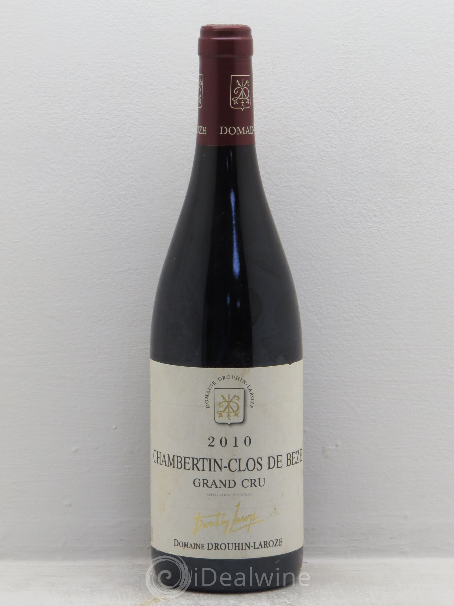 Chambertin Clos de Bèze Grand Cru Domaine Drouhin-Laroze 2010 - Lot de 1 bouteille - 0