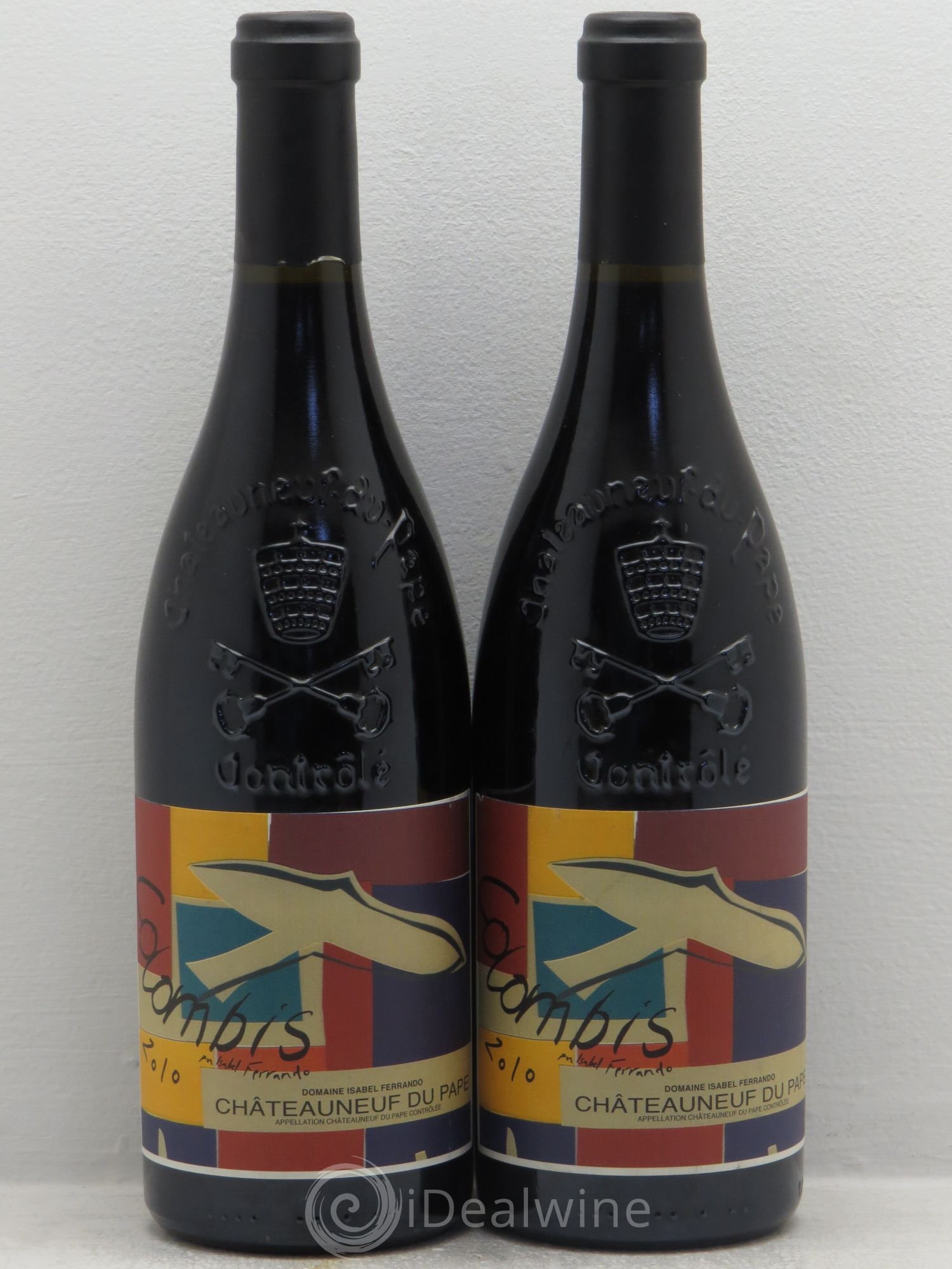 Châteauneuf-du-Pape Colombis Domaine Saint-Préfert 2010 - Lot de 2 bouteilles - 0