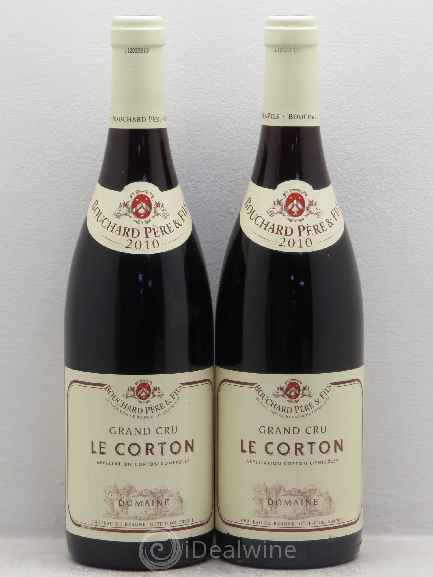 Corton Grand Cru Le Corton Bouchard Père & Fils 2010 - Lot de 2 bouteilles - 0