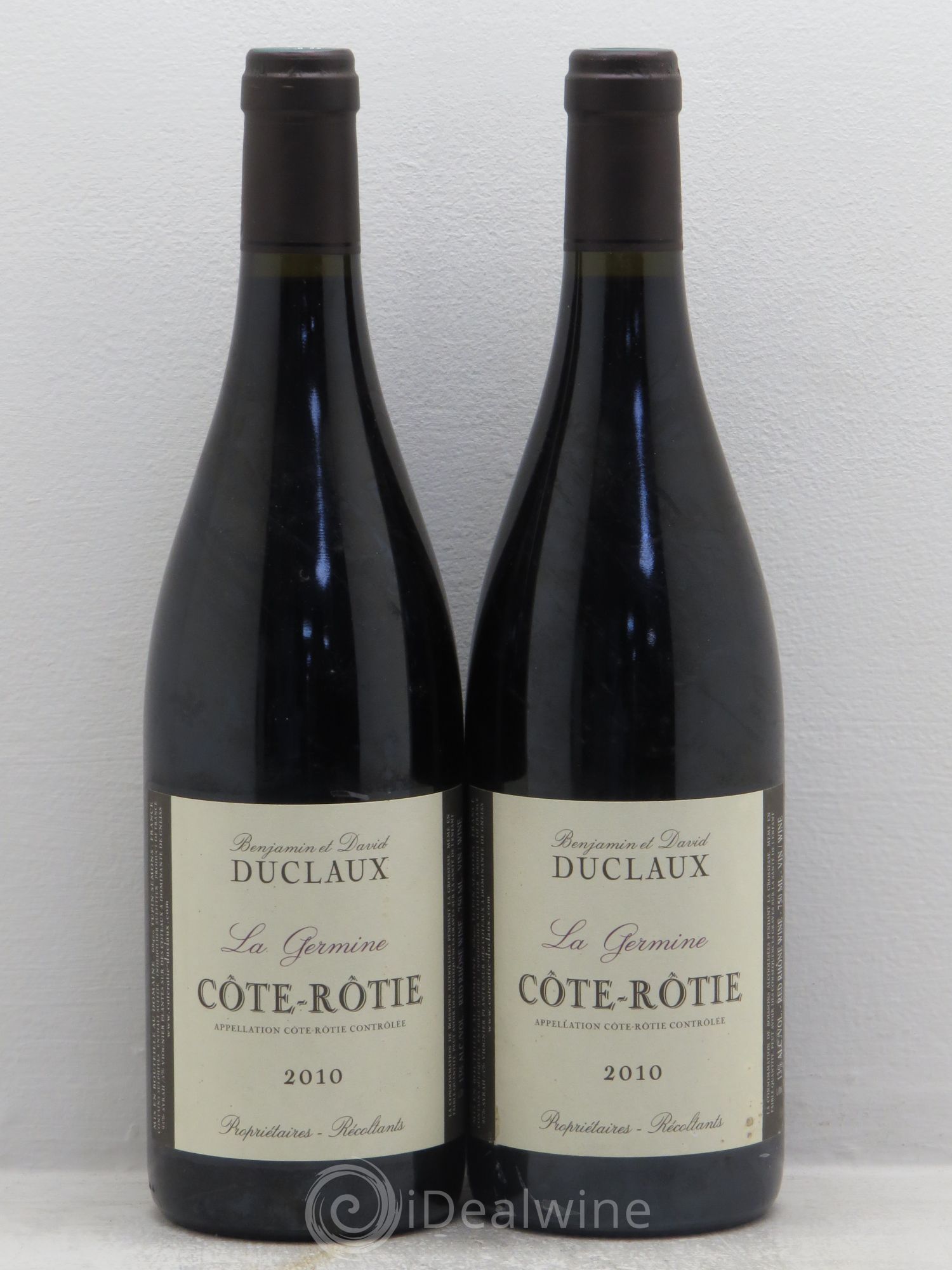 Côte-Rôtie La Germine Domaine Duclaux 2010 - Lot de 2 bouteilles - 0