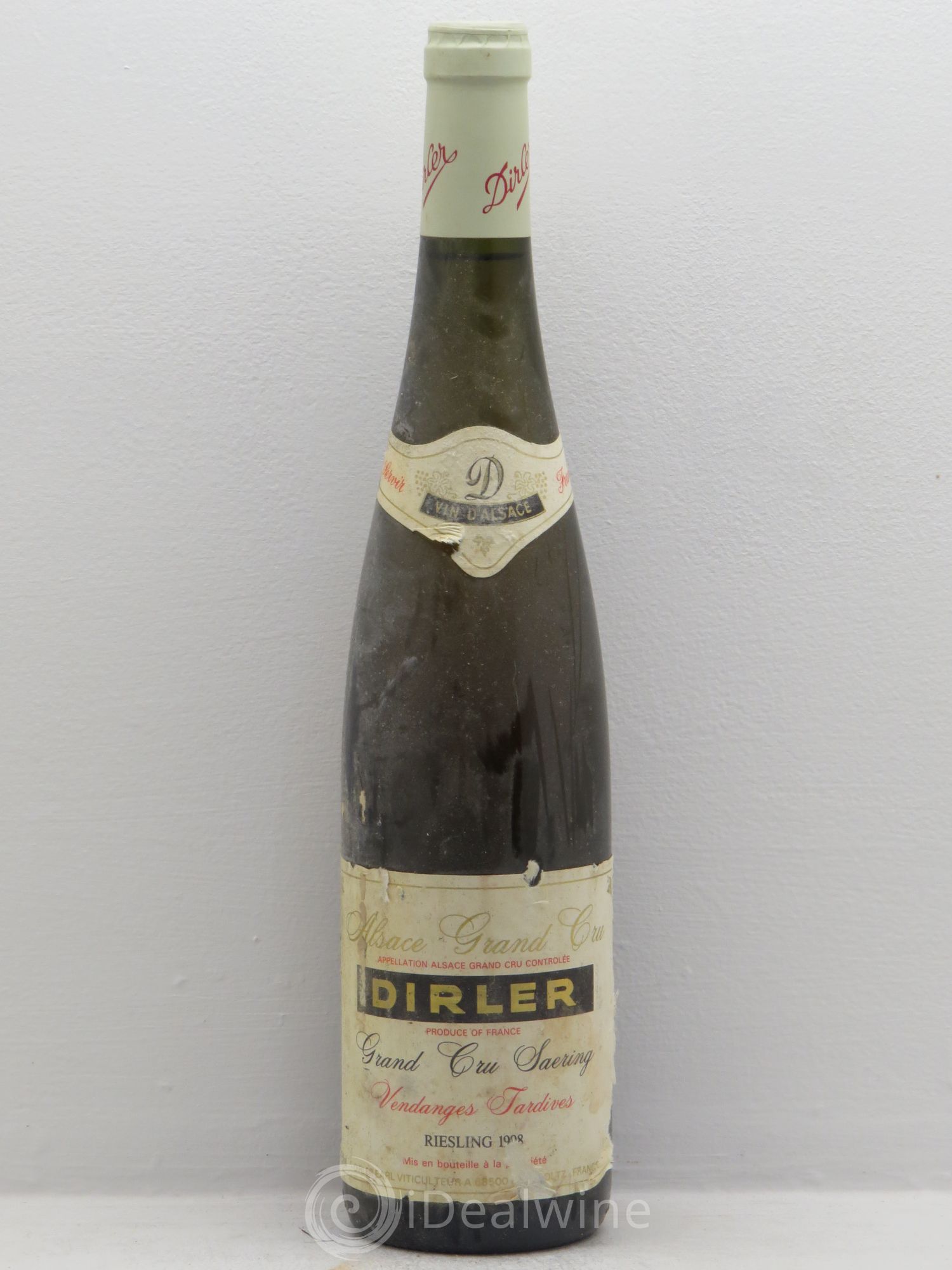 Riesling Vendanges Tardives Dirlier Saering 1998 - Posten von 1 Flasche - 0