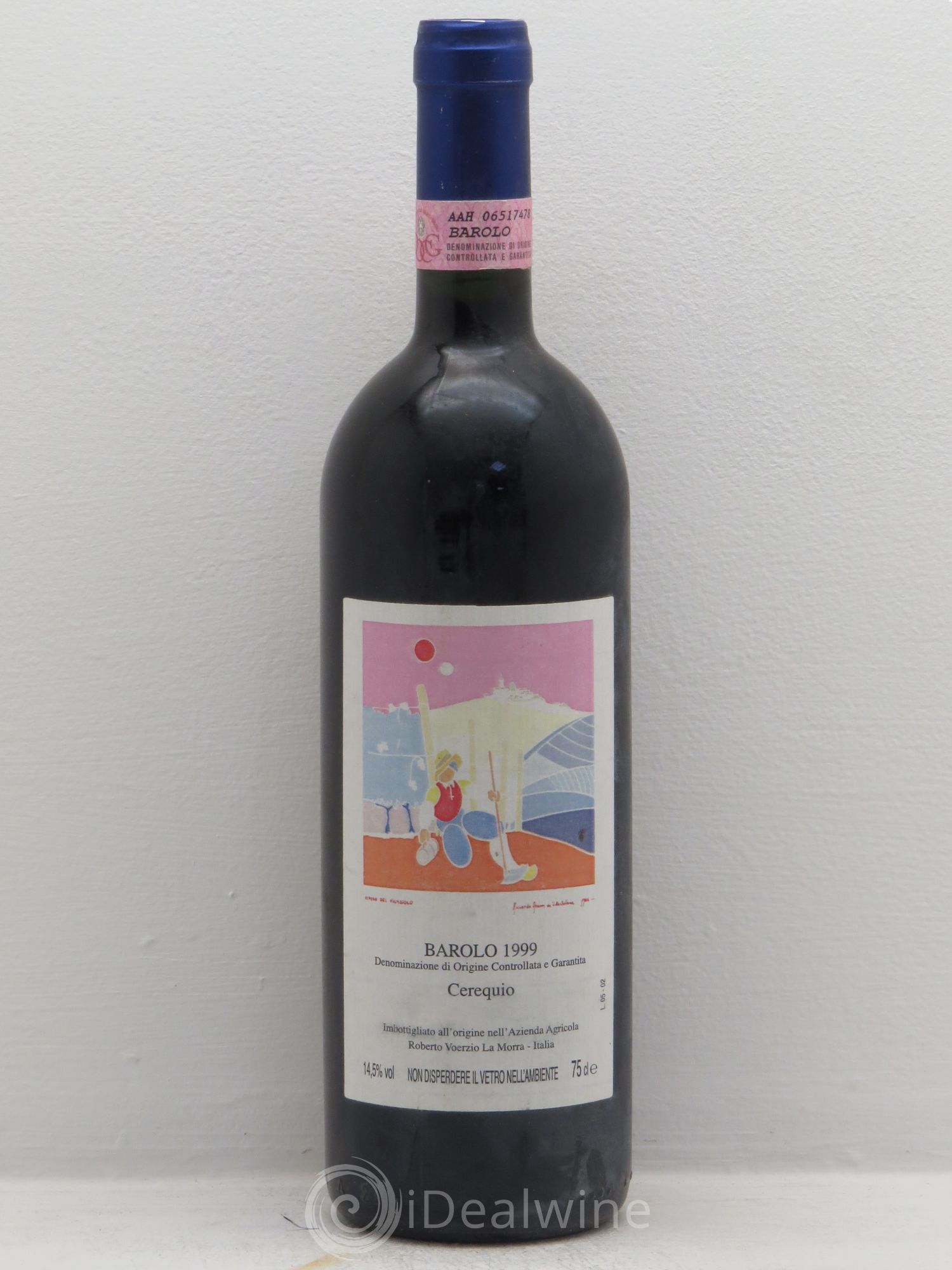 Barolo DOCG Cerequio Roberto Voerzio 1999 - Lot de 1 bouteille - 0